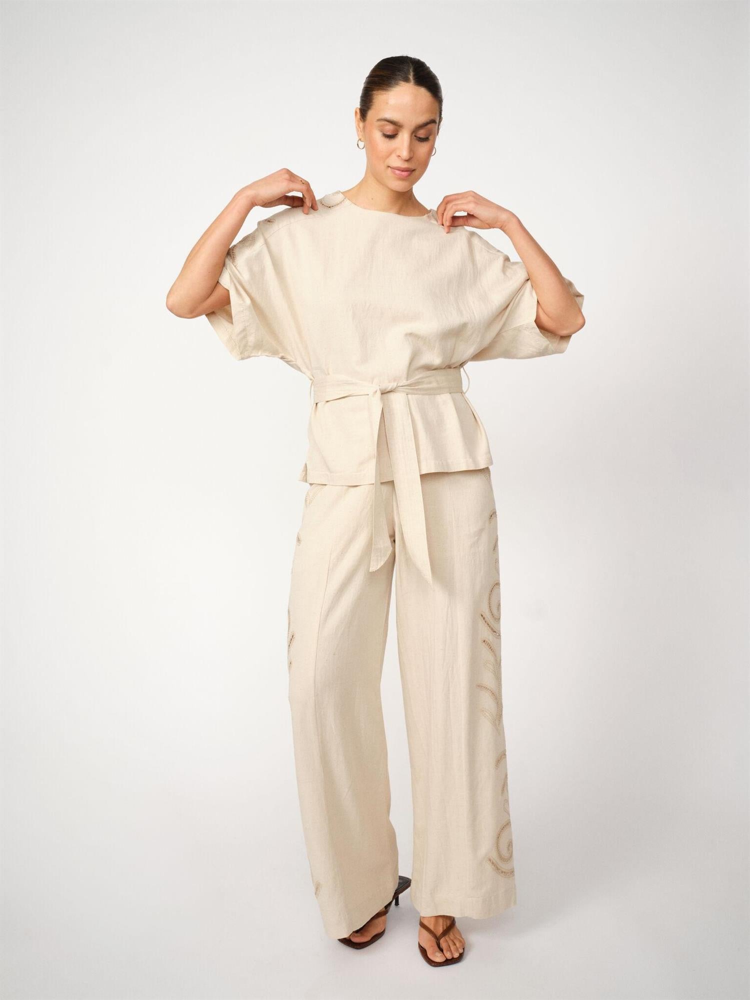 MMSeecee Sobia Pant Clay