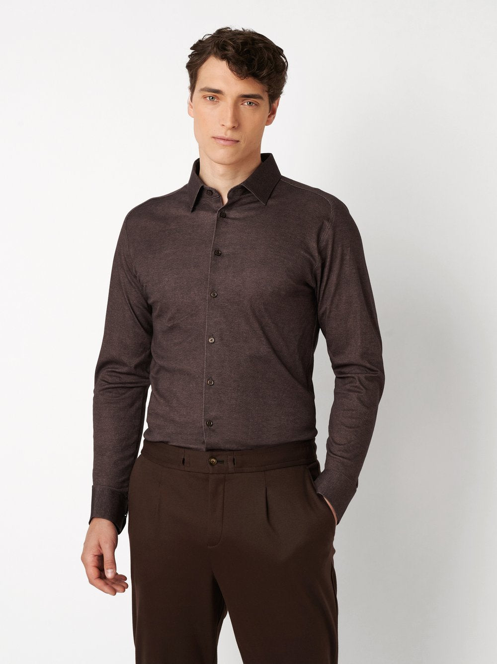 Casual Kent 1/1 Brown Twill