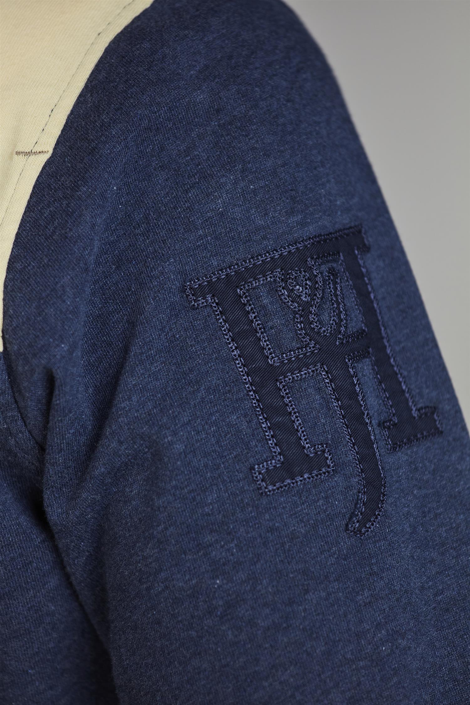 Stripe Back Rugger Navy