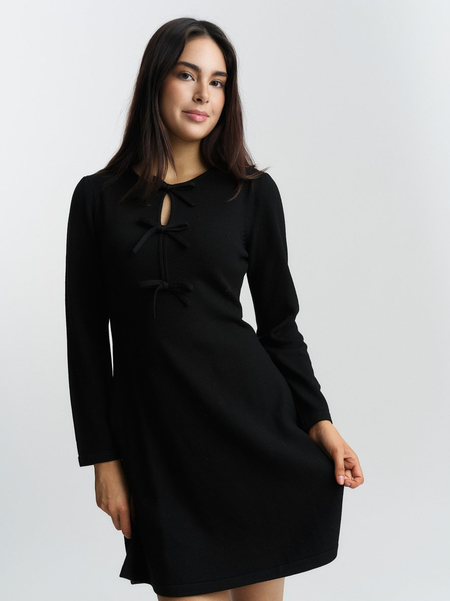 Dora Merino Dress Black