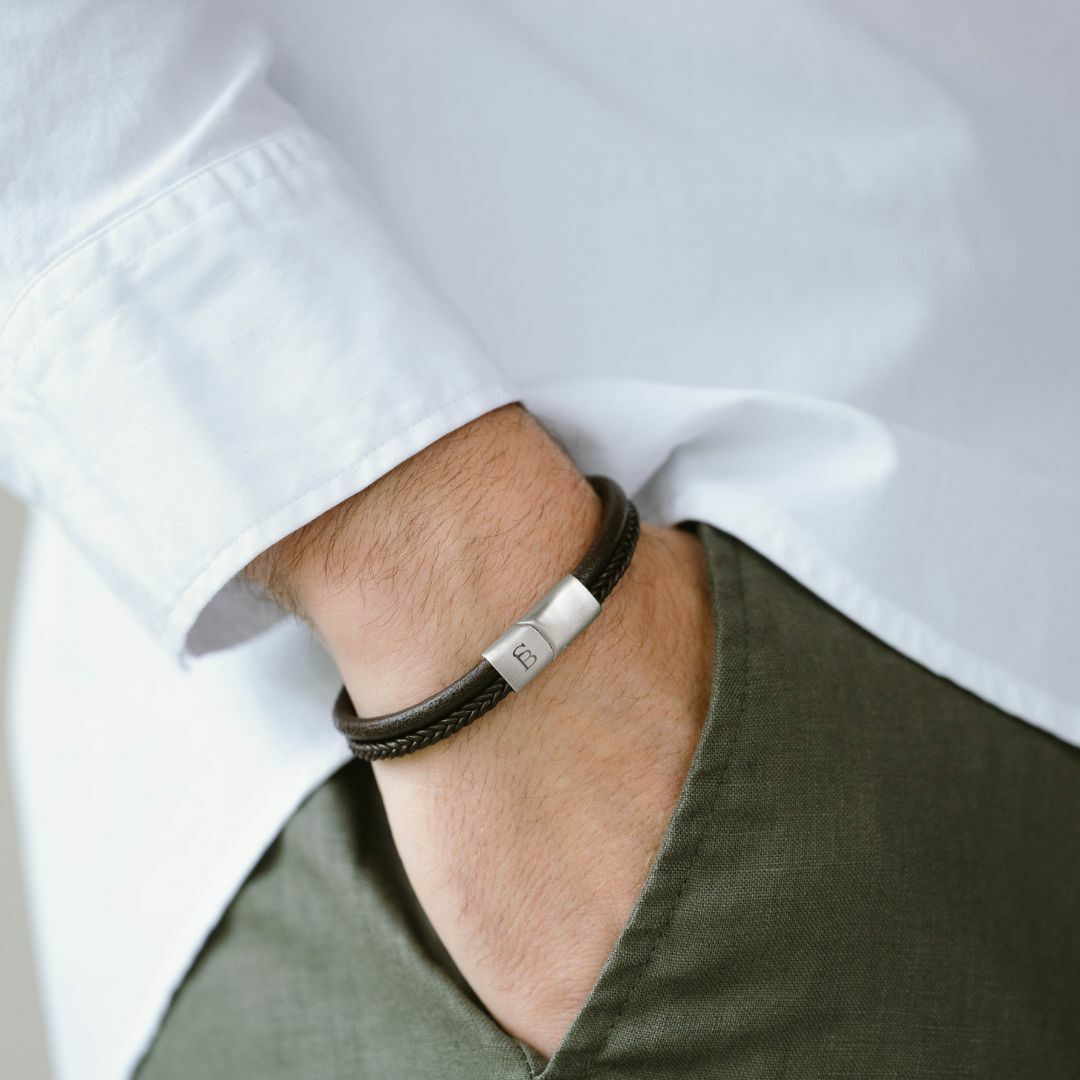 Leather Bracelet Denby Brown