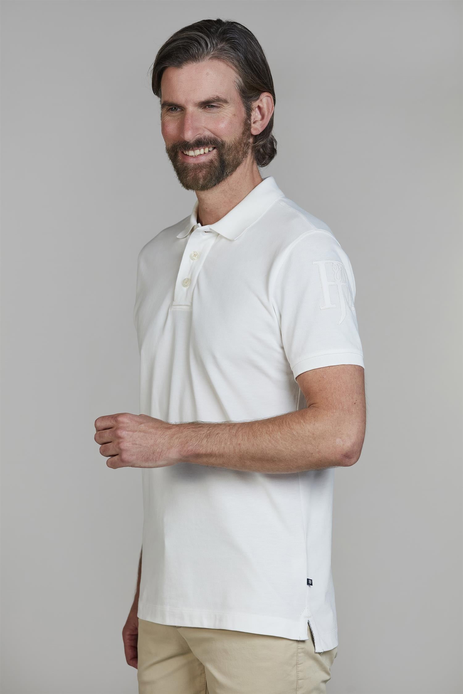 Rough Style Polo White