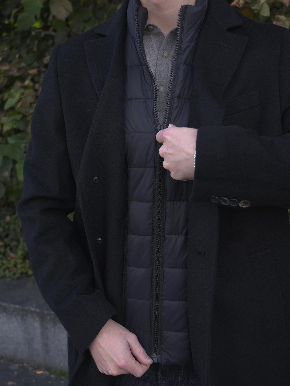 Sultan Tech Cashmere Coat Black