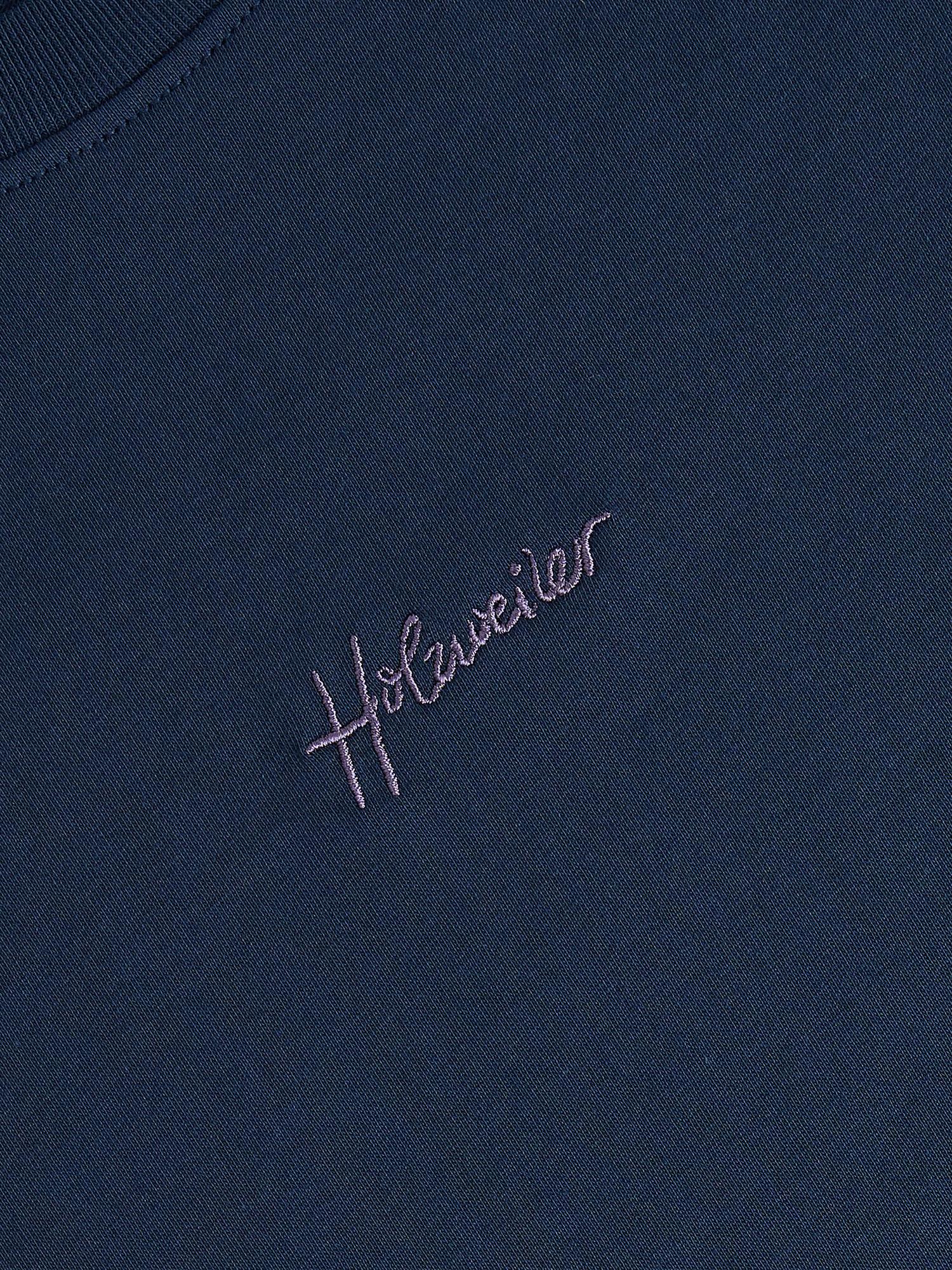 Anja Embroidery Tee Navy