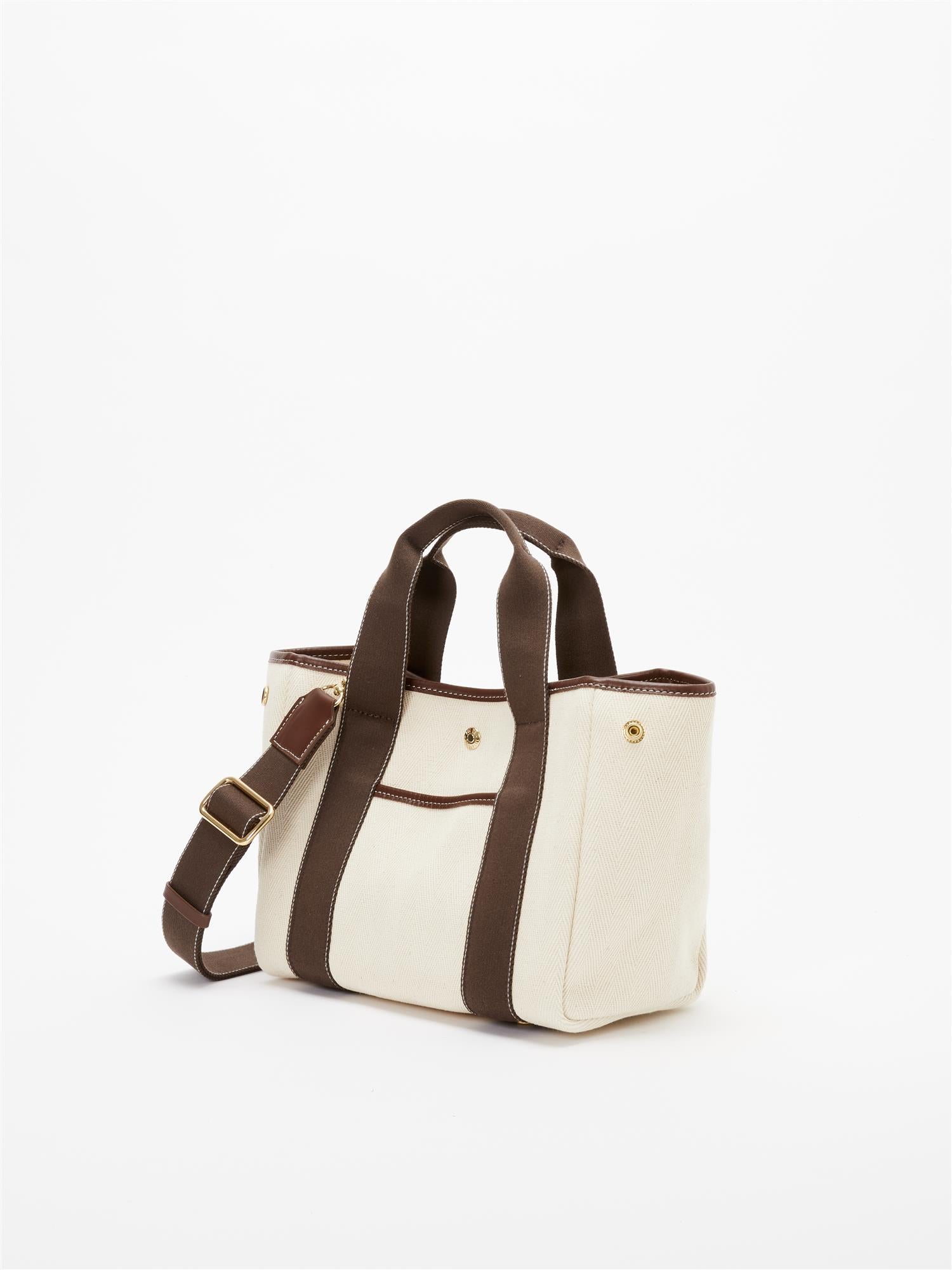 Traversèe Pocket S Verneuil Canvas White/Brown