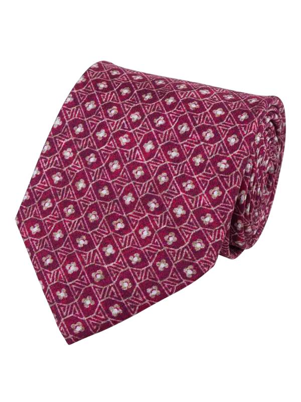 Red Silk Tie