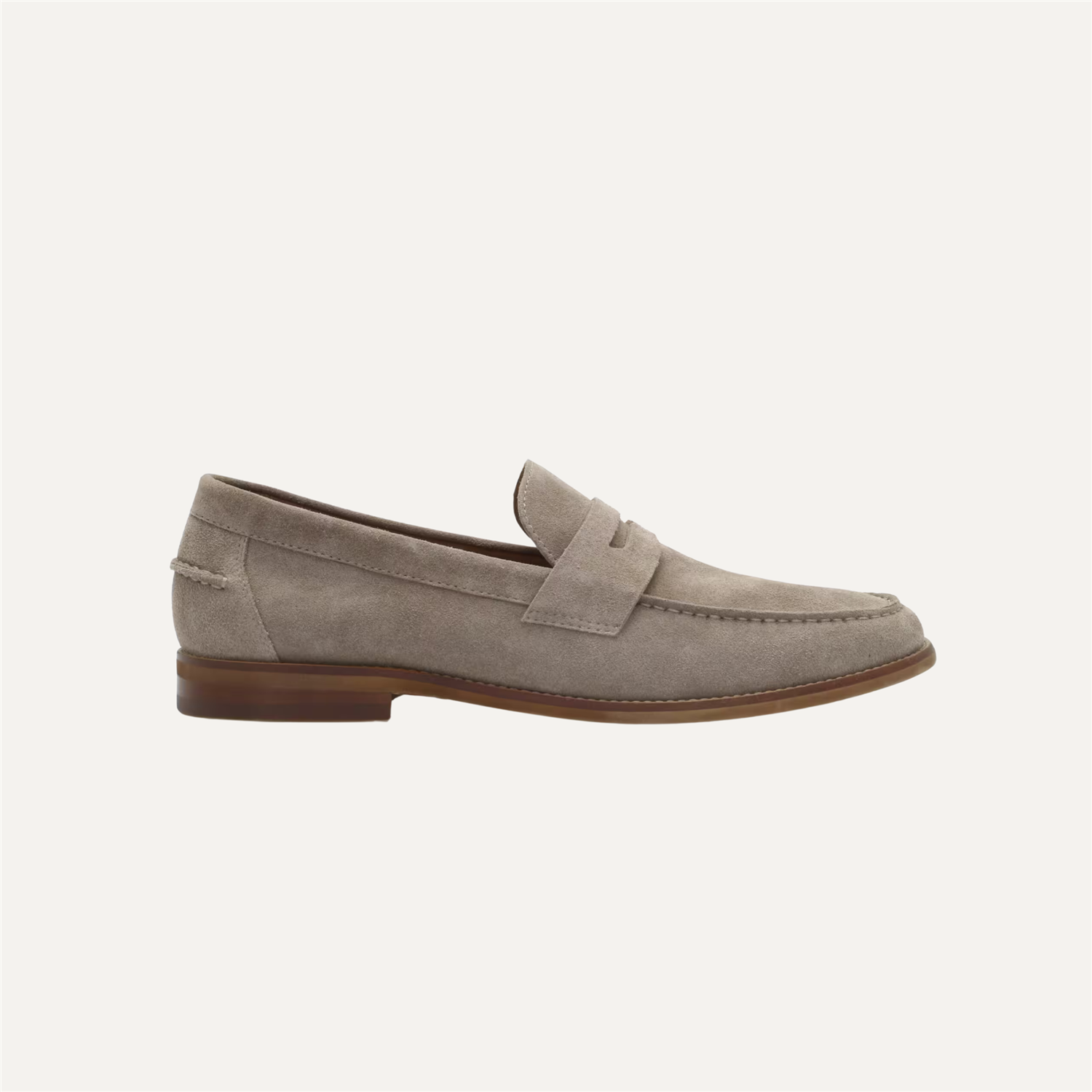 Trago Suede Loafer Khaki