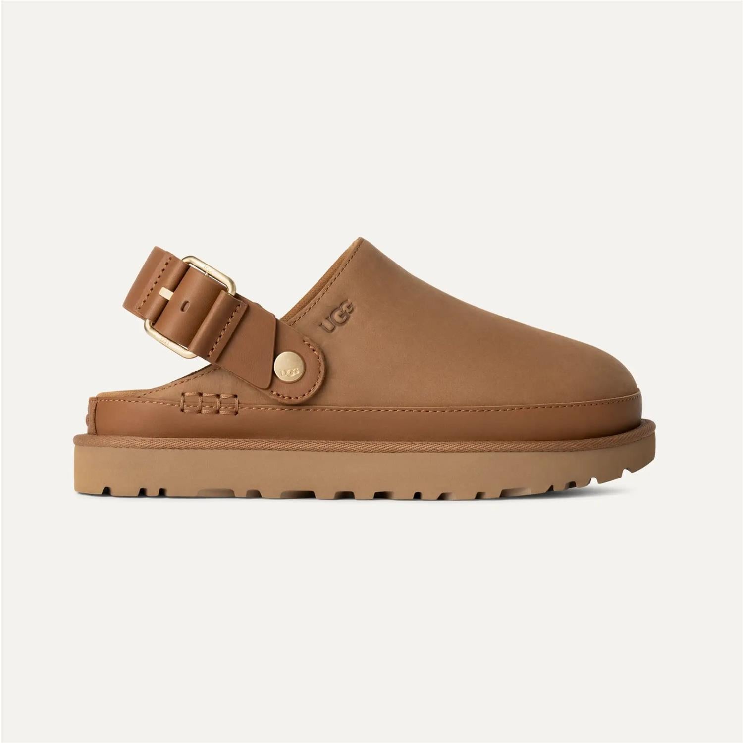 W Goldenstar Villa Clog - Chestnut