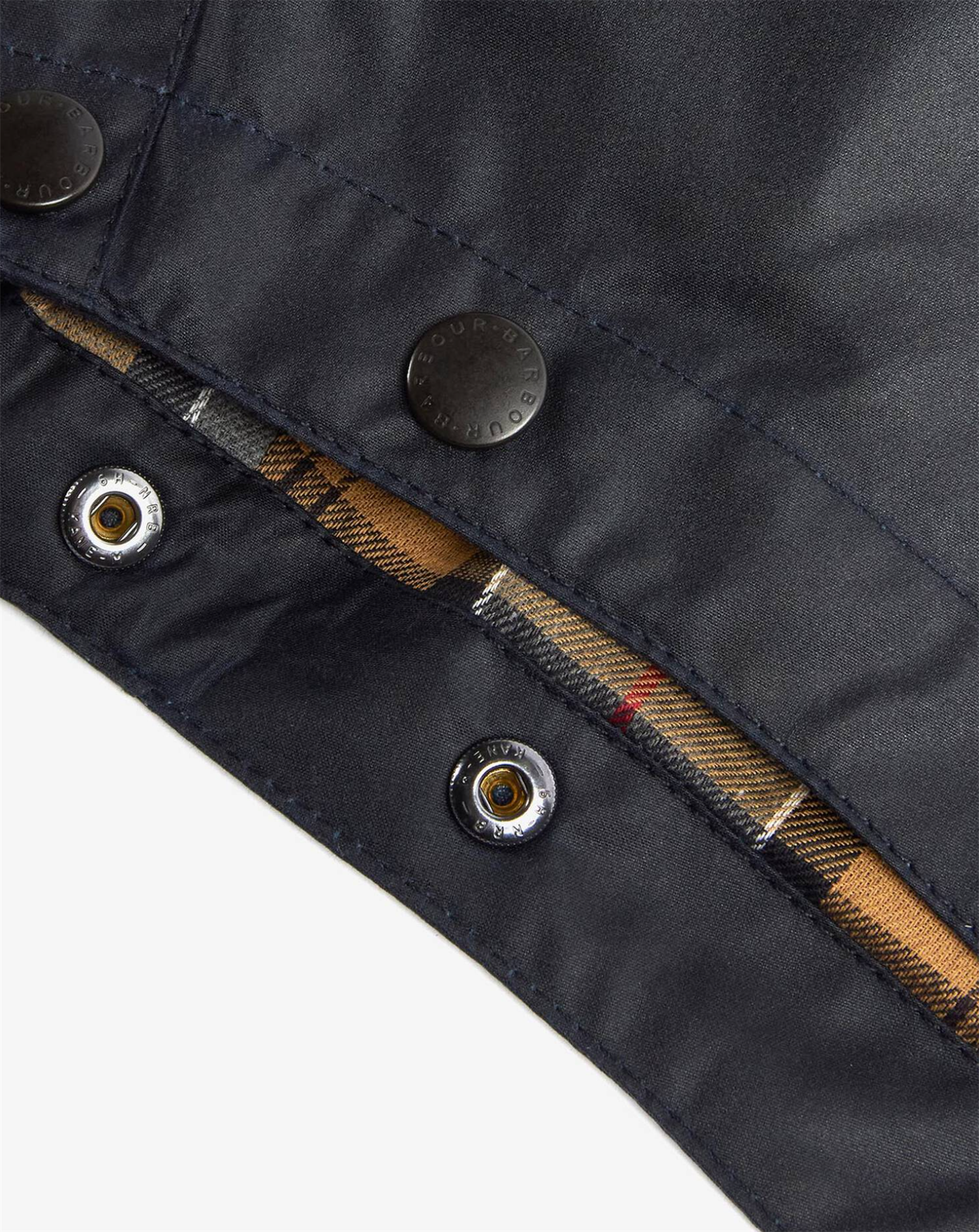 Waxed Cotton Hood Navy