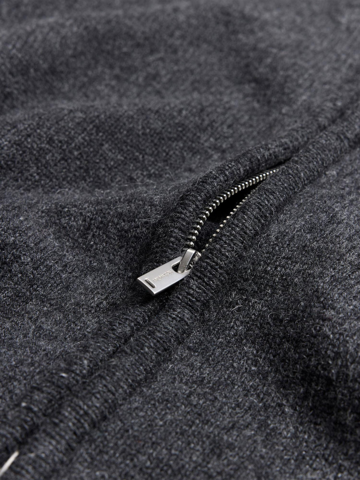 Andreas Zip-Up Cardigan Dk. Grey