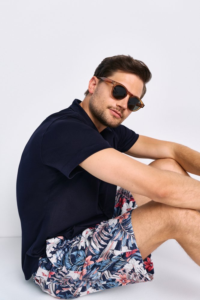Casual Lido 1/2 Solid Navy