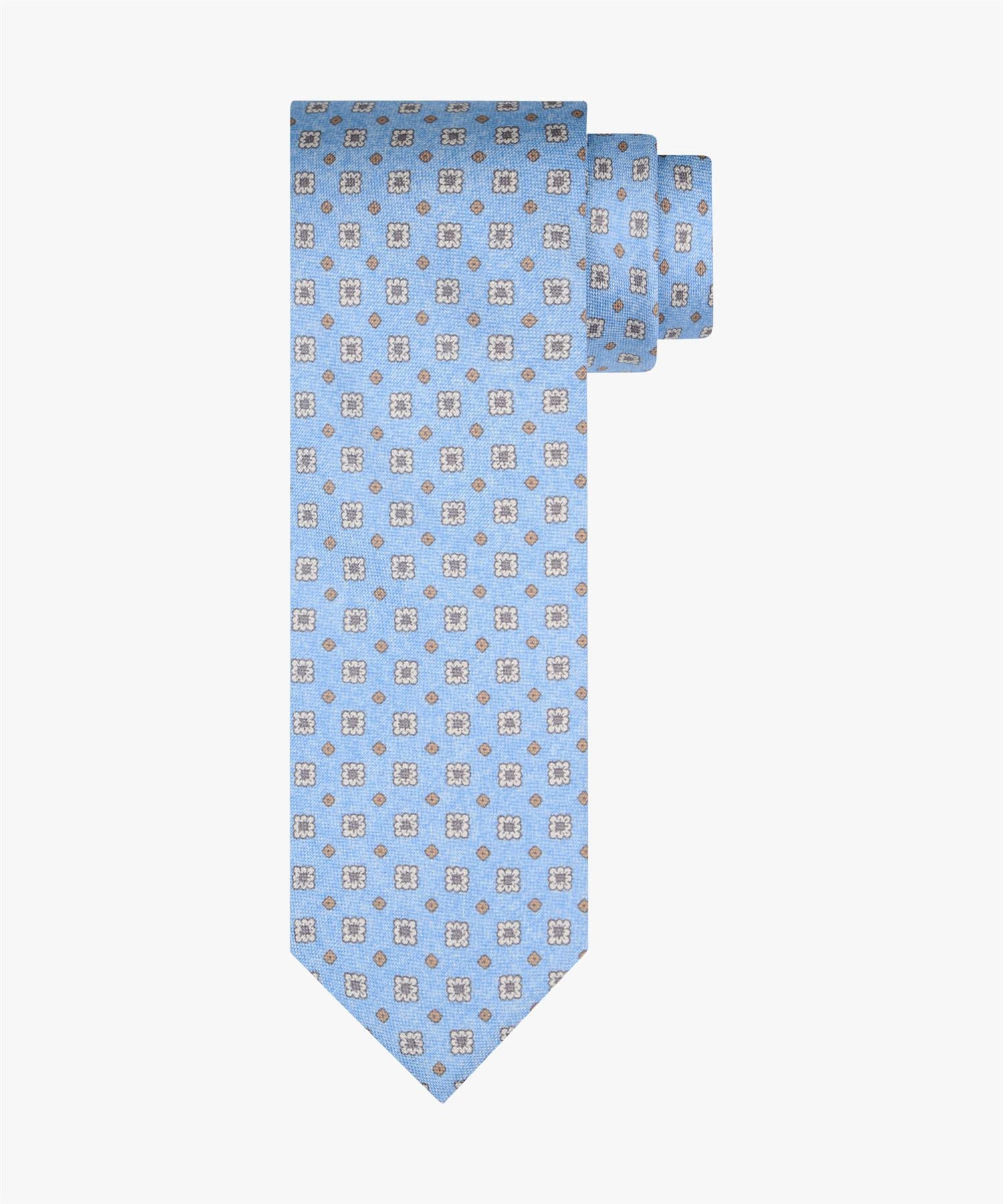 Tie Motif Print L.Blue