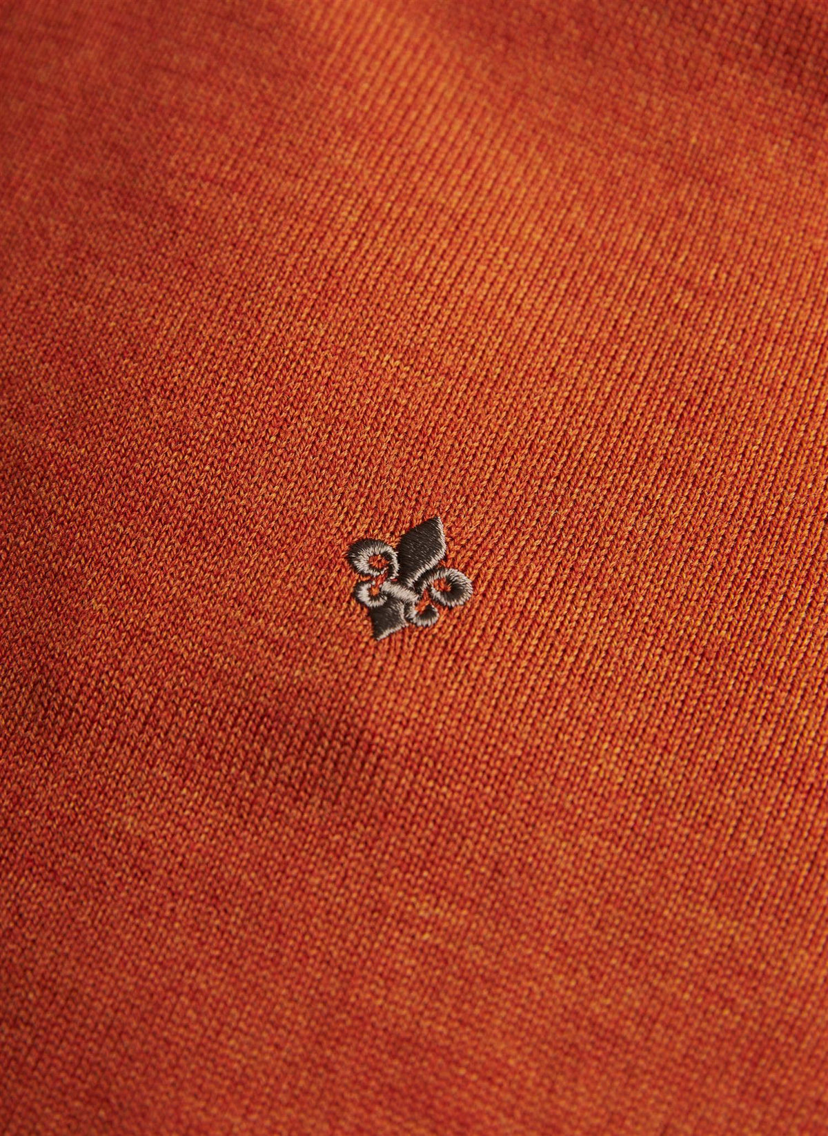 Merino John Zip AW26 Orange