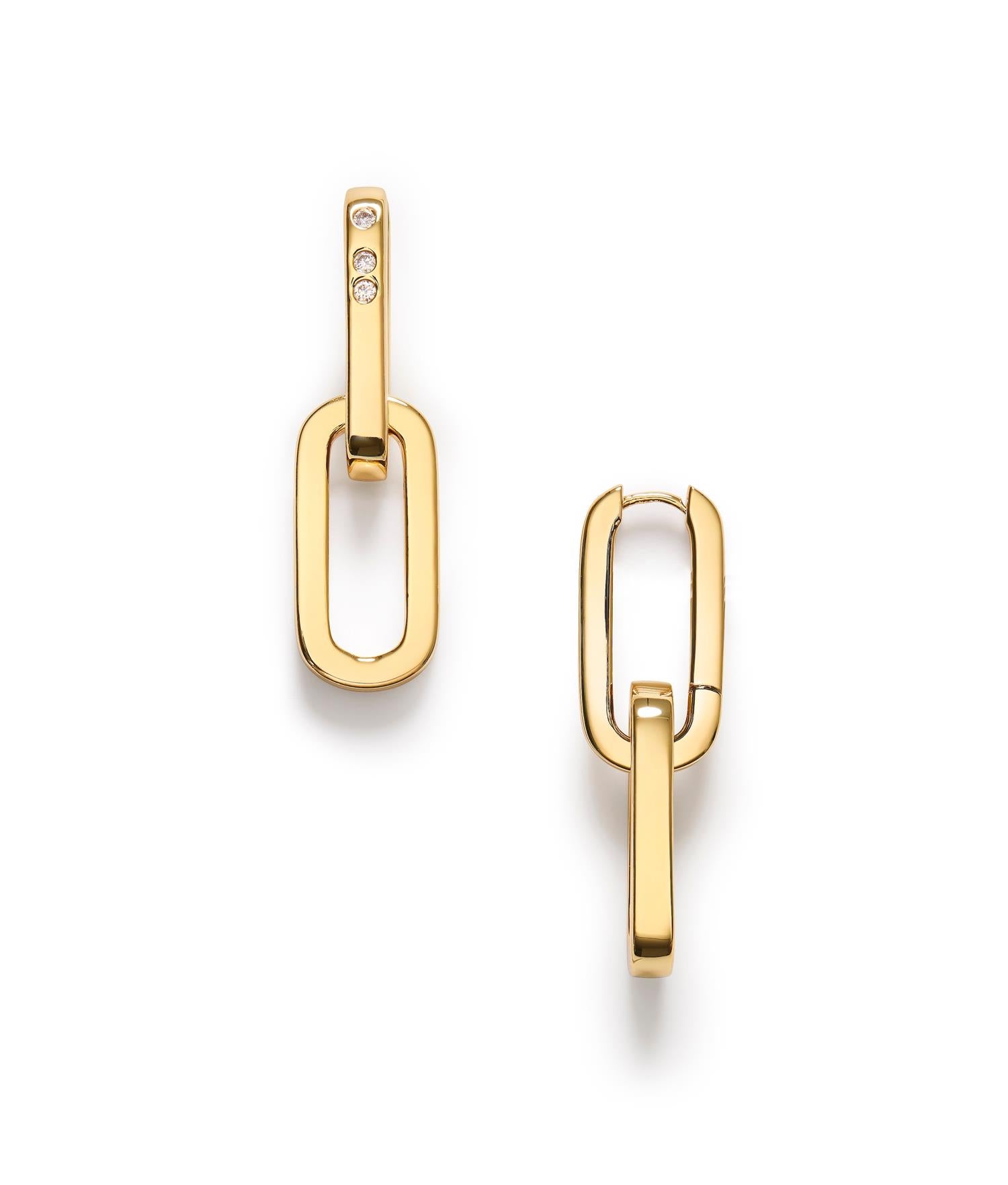 Golden Link Earrings