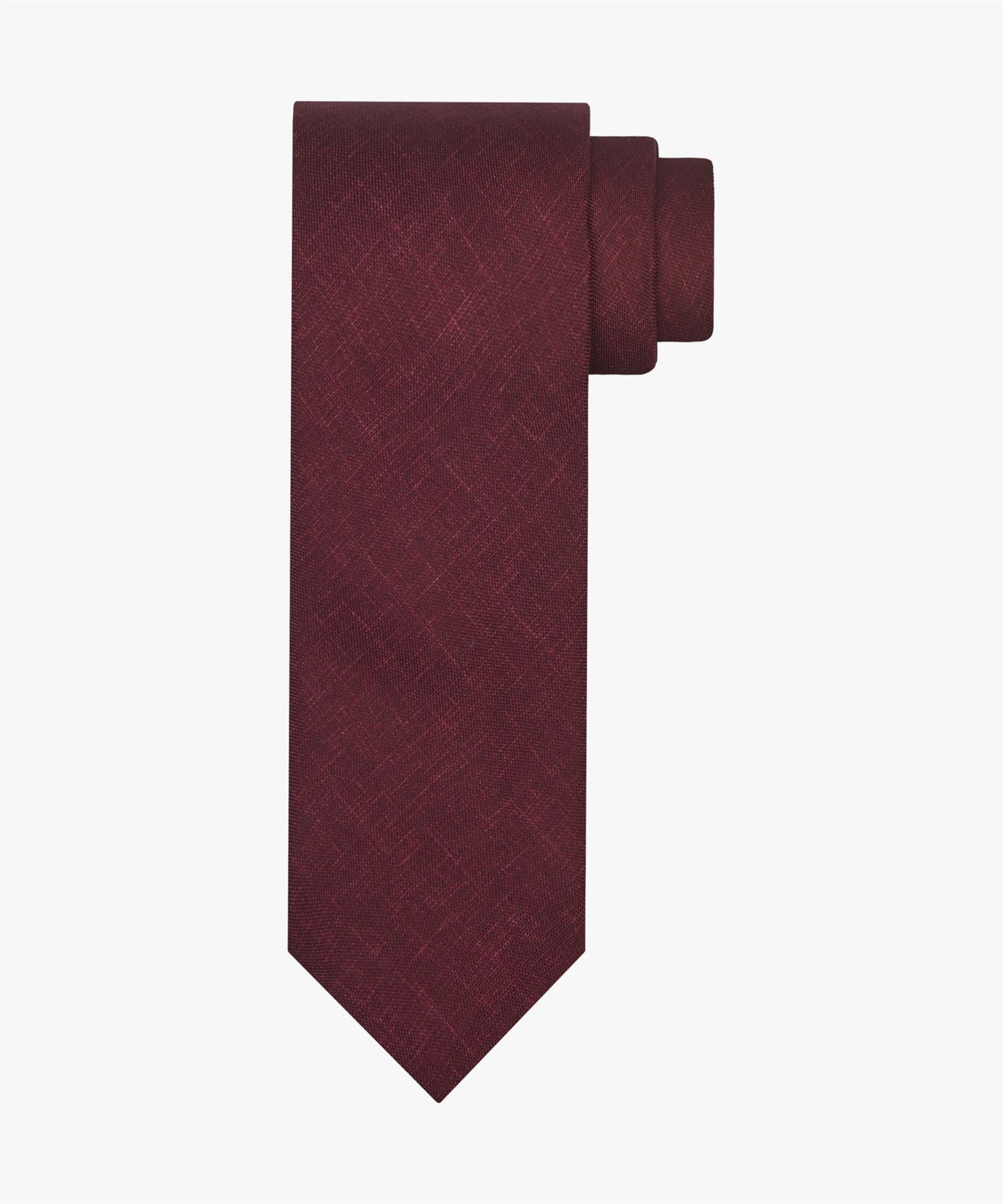 Tie Silk Print 30020 Bordeaus