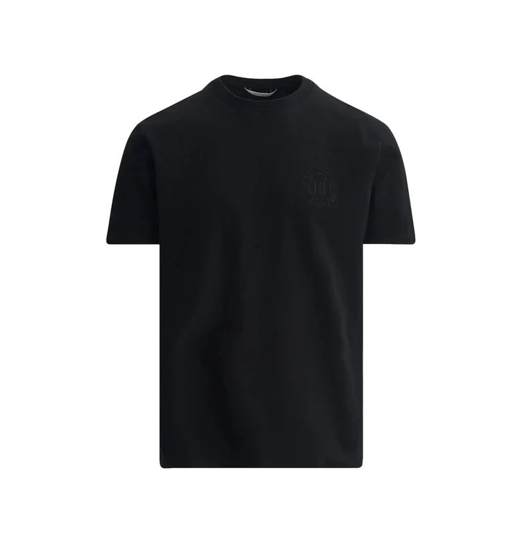 TUCKER EMBRODERY BLACK TEE SS25