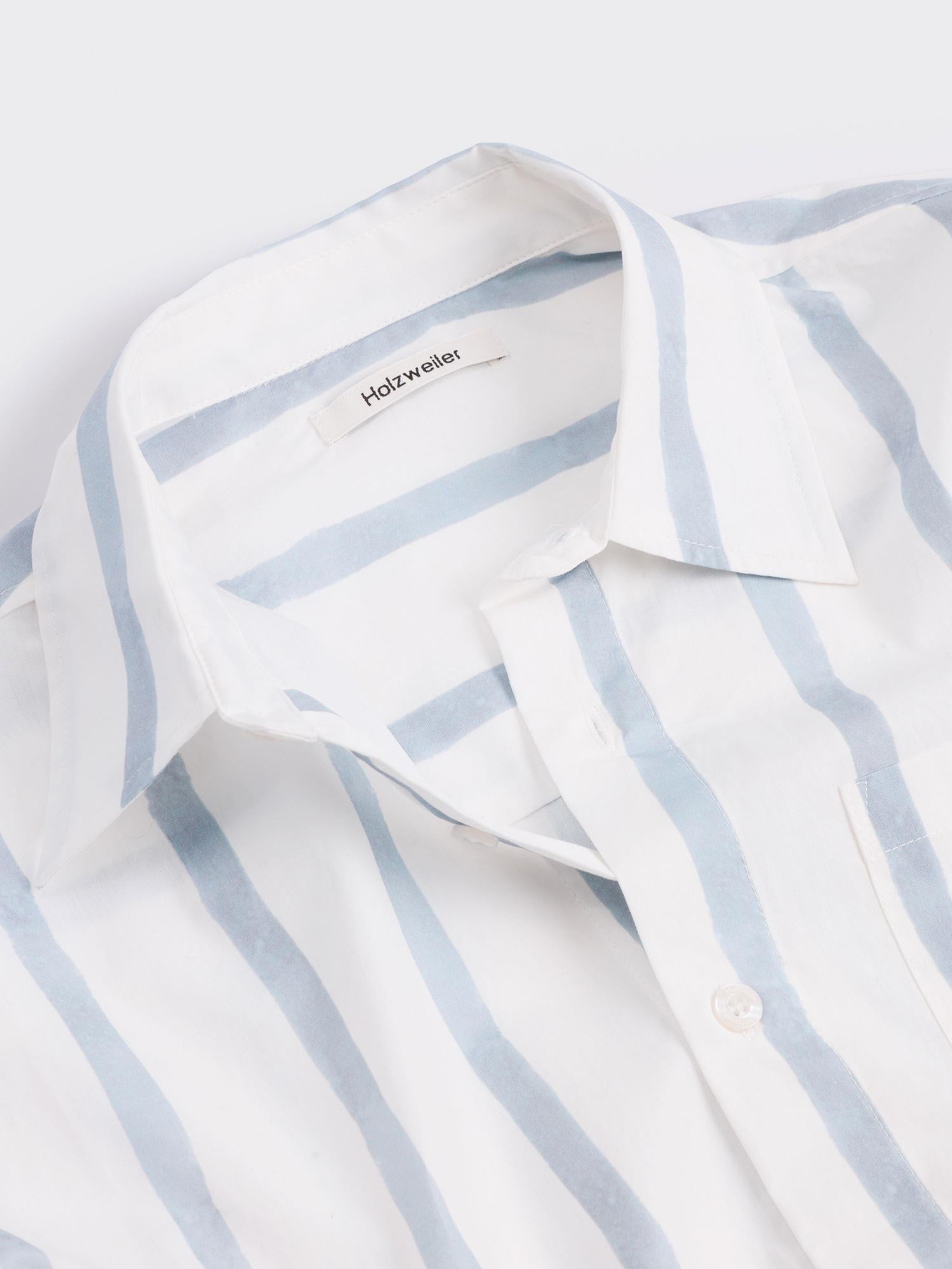 Regular Striped Shirt Blue Stripe