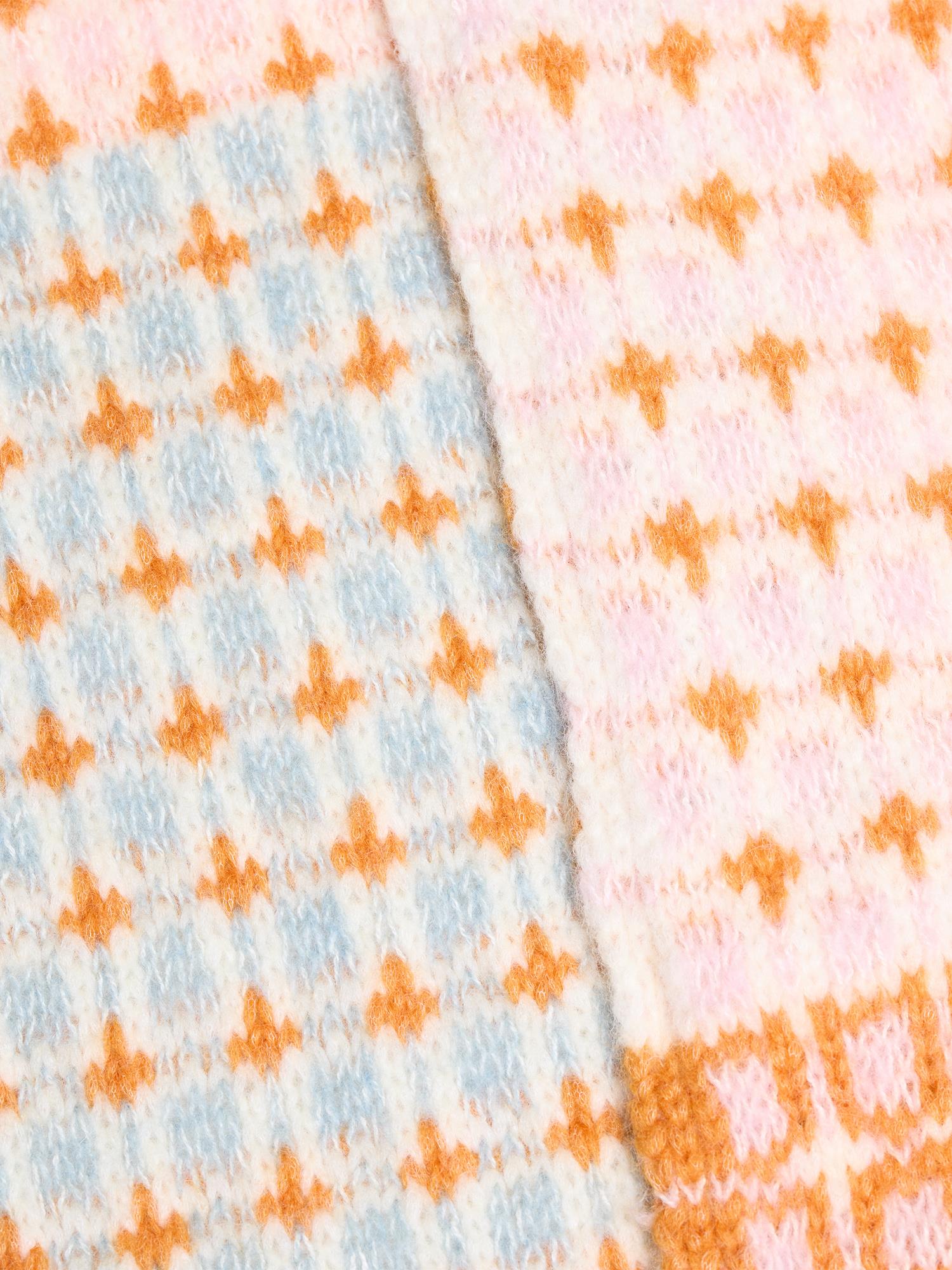 Norwegian Wool Scarf Blue Mix