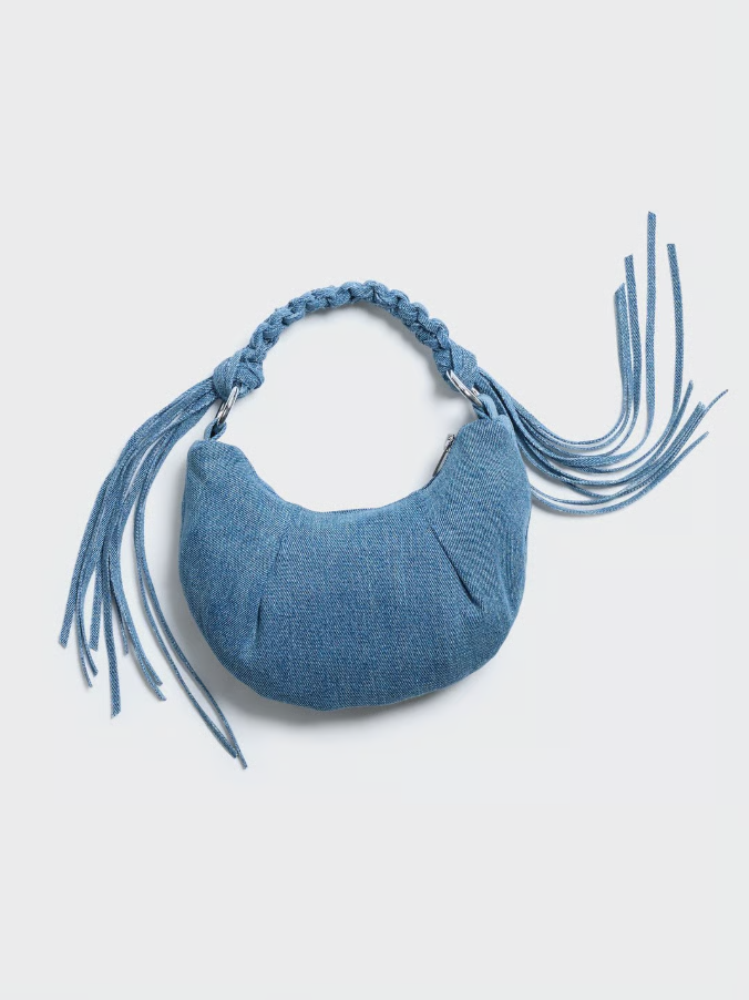 Cocoon Denim Micro Bag Blue Denim