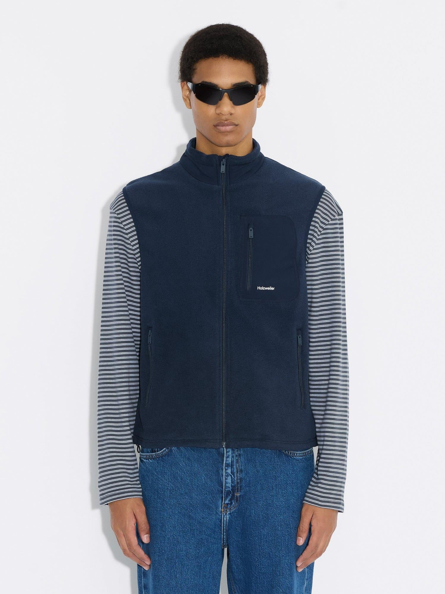 Dovre Fleece Vest Dk.Navy