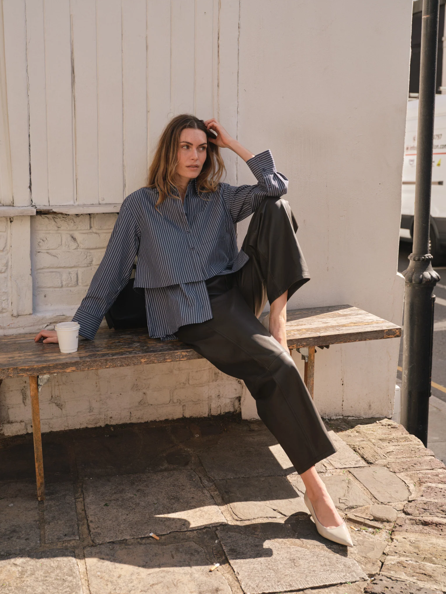 Mmbarrel Leather Pant Delicioso