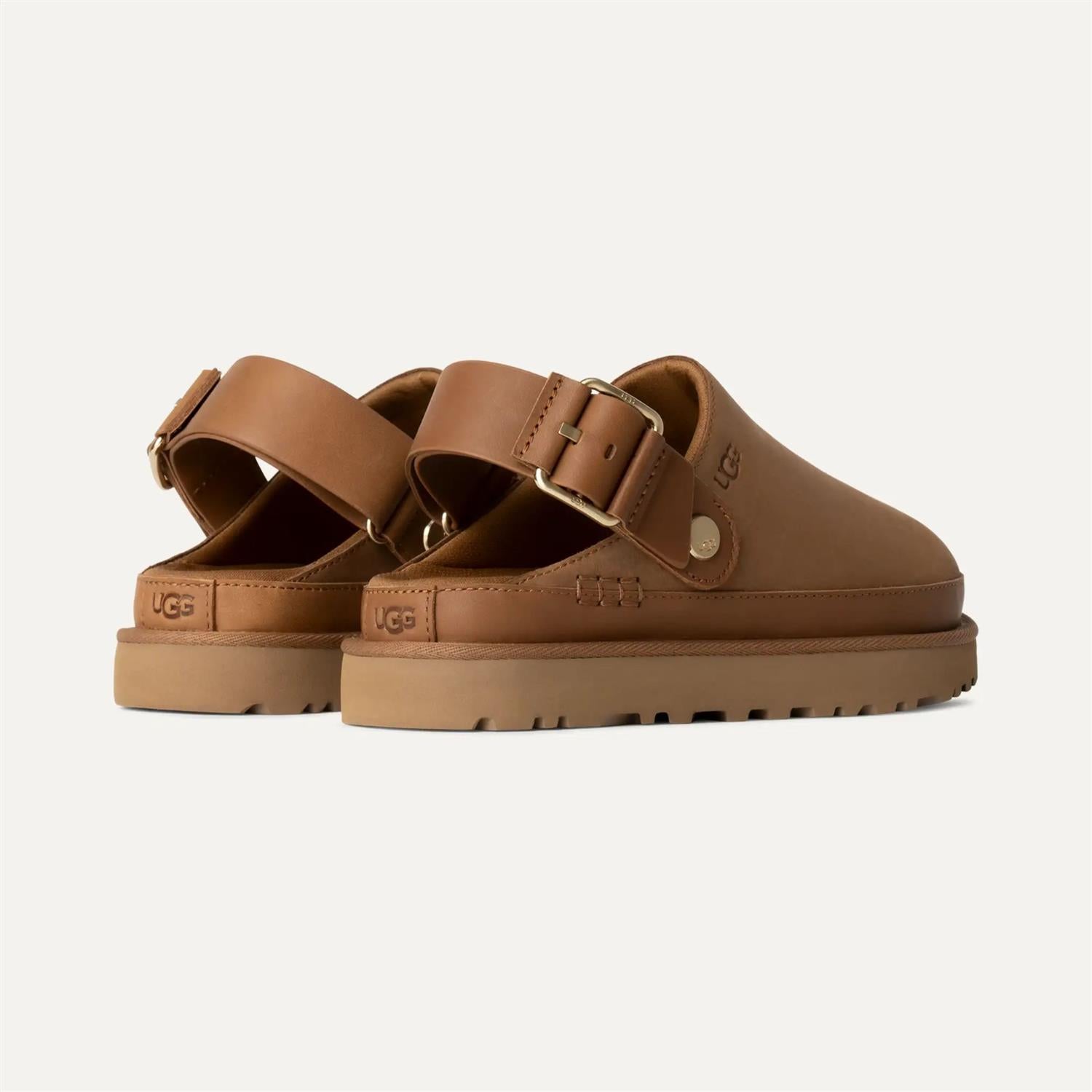 W Goldenstar Villa Clog - Chestnut