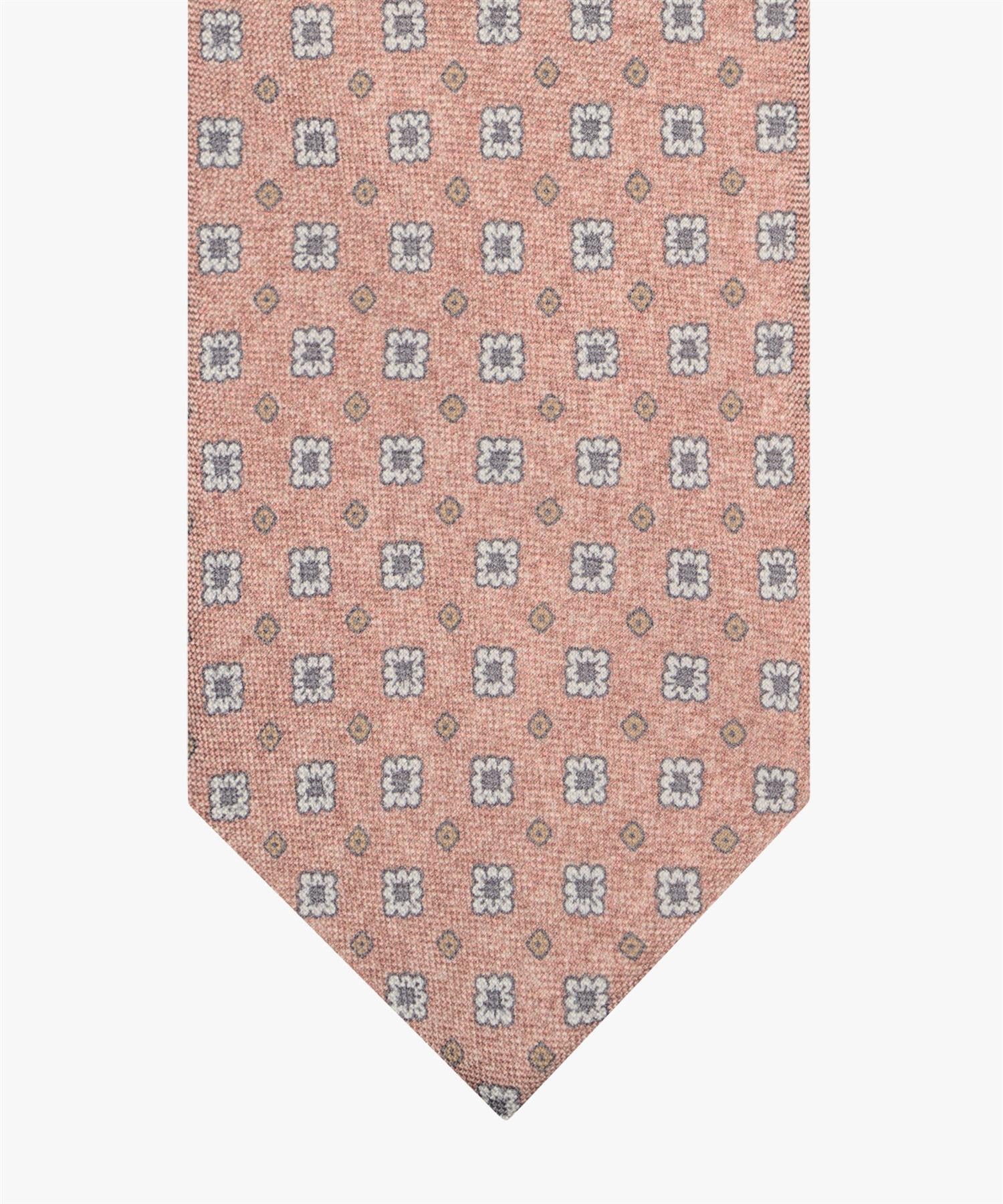Tie Motif Print D.Pink