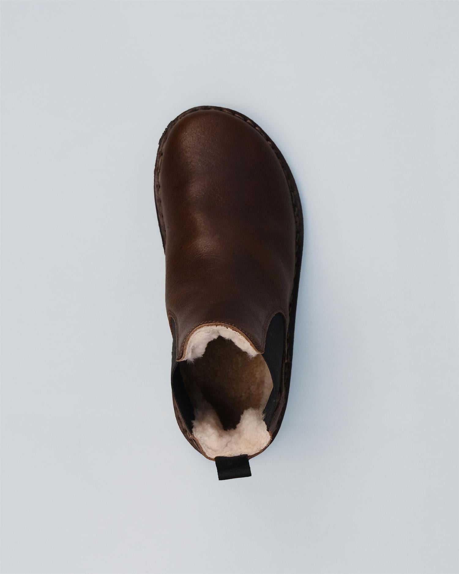 Viba Helsinki Shearling Trek Cocoa brown