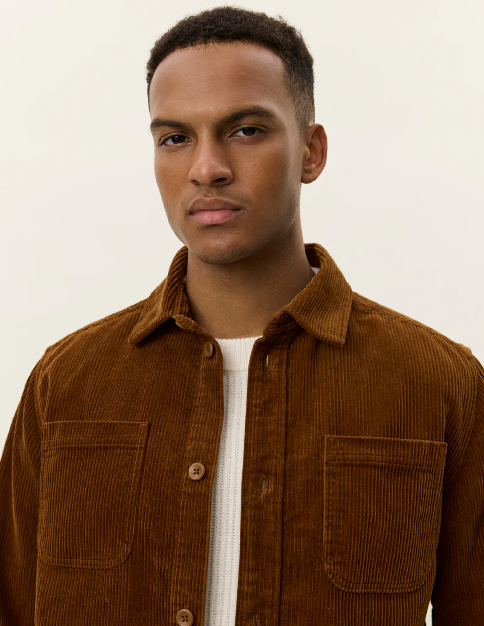 Kody Corduroy Overshirt Monk Robe