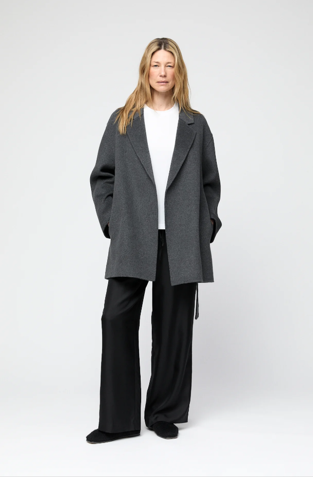 Double Wrap Jacket Jet Black