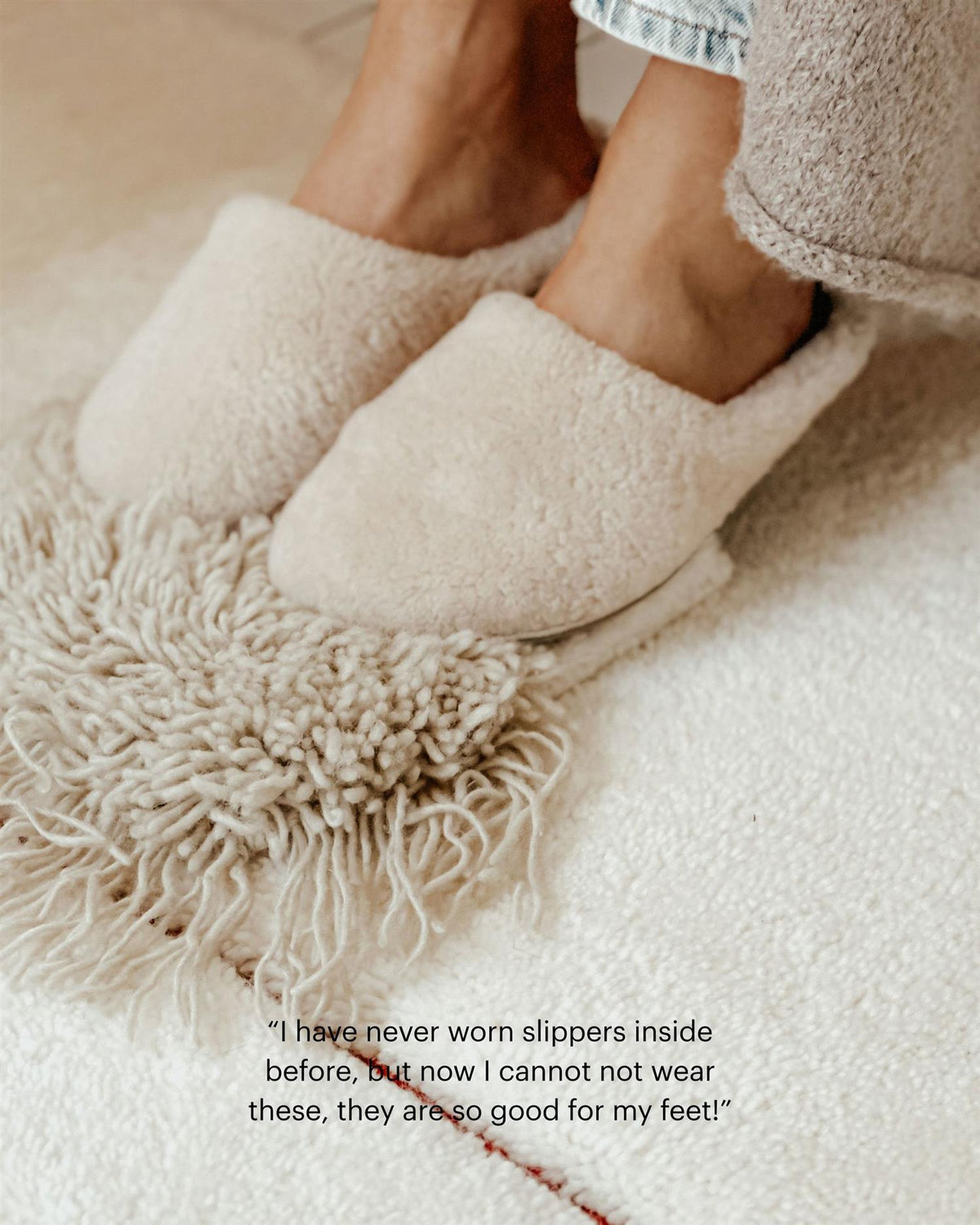 Viba Roma Shearling Natural white