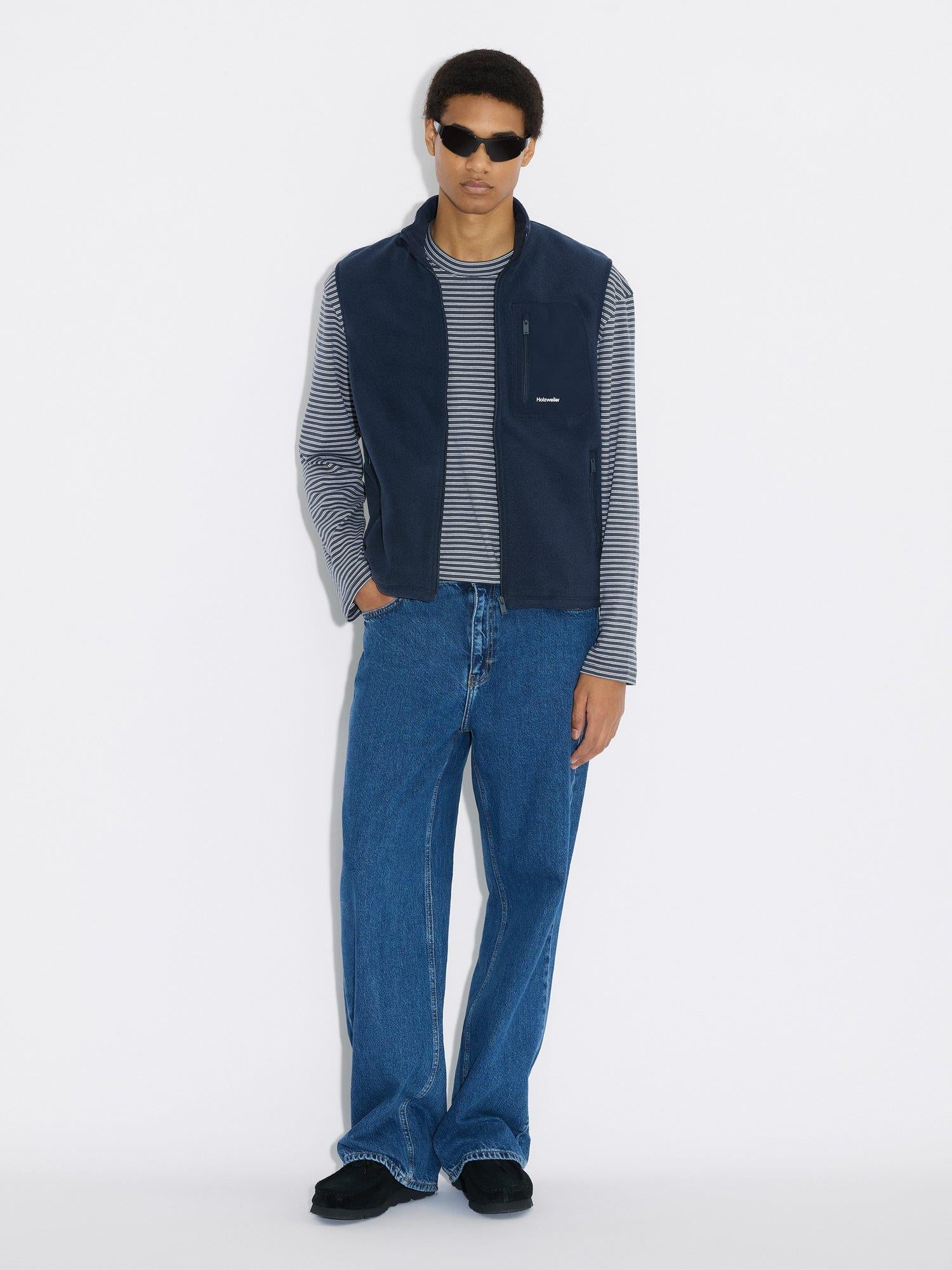 Dovre Fleece Vest Dk.Navy