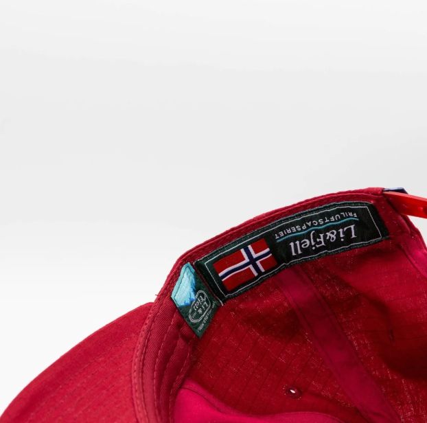 Hallingdal Patch Ripstop Caps - Dyp Rød