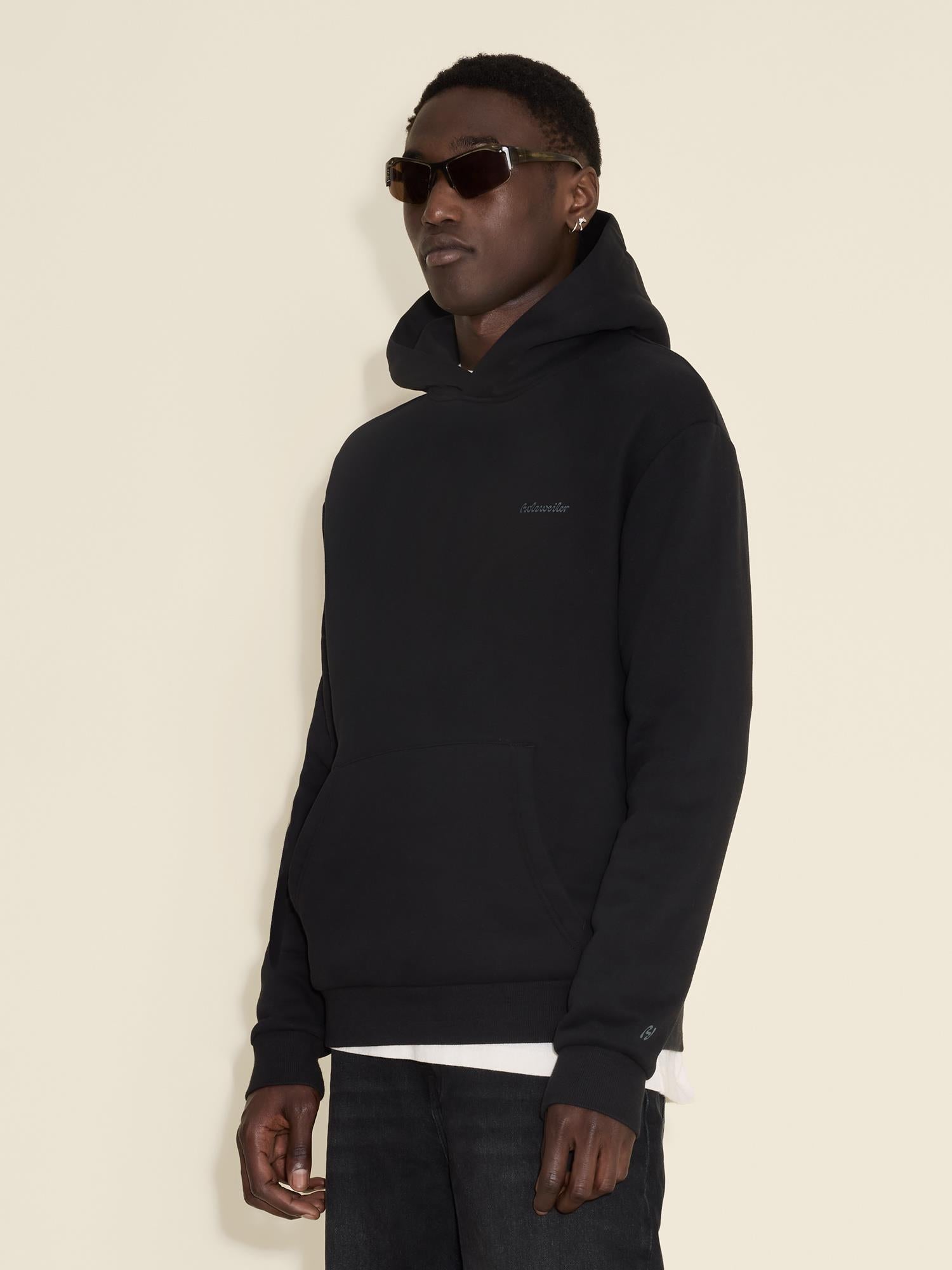 M Regular Hoodie Black