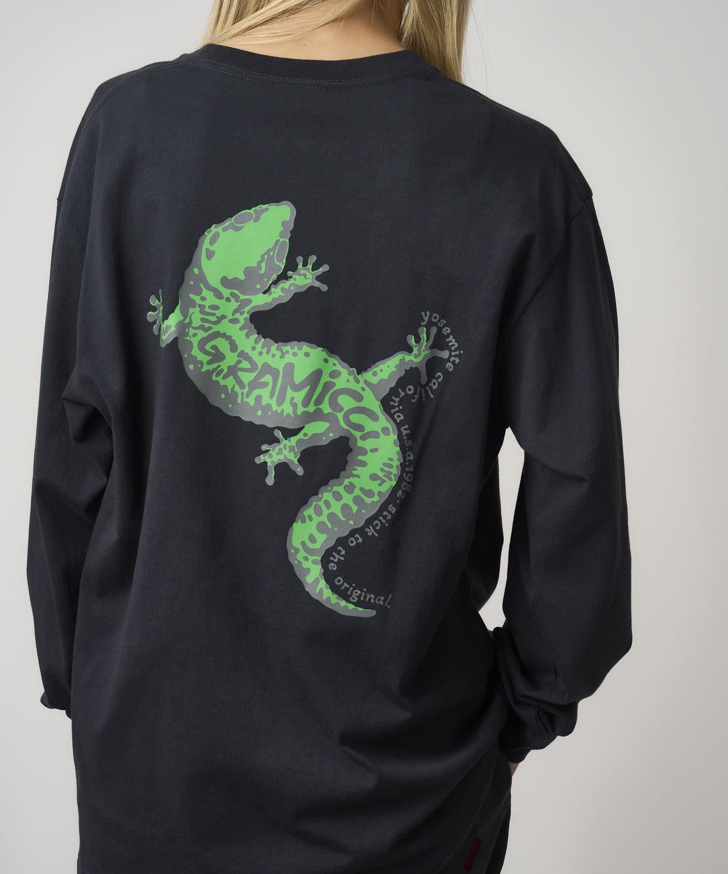 Gecko L/S Tee Vintage Black
