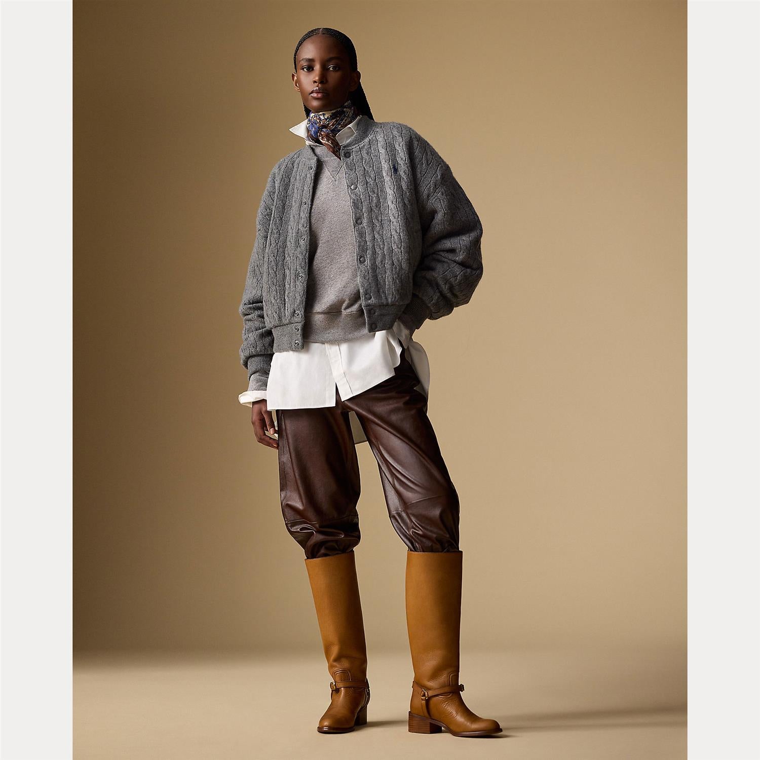 Oversized Fit Cotton Shirt white