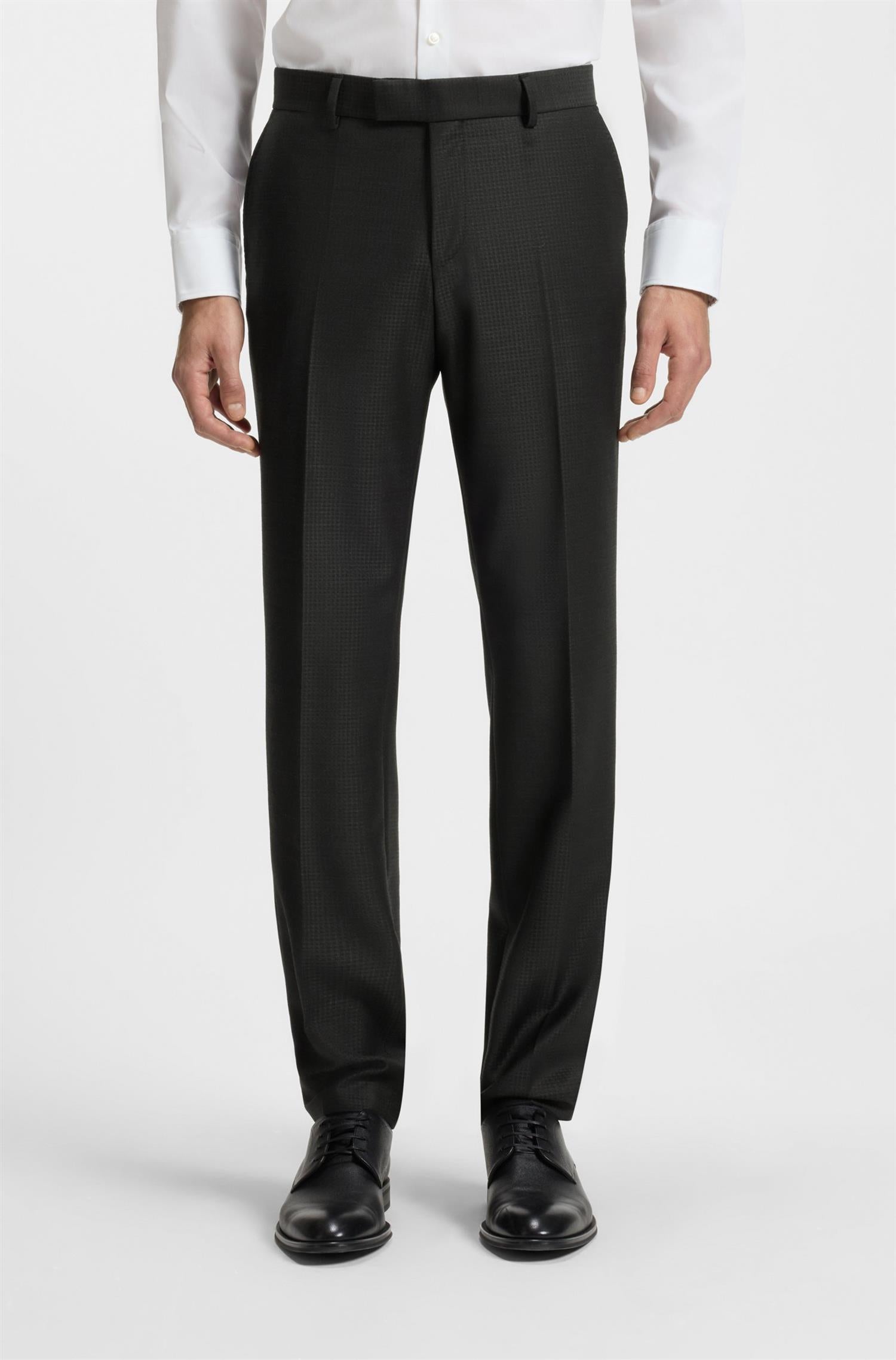 Huge 3PSC Suit in patterned wool