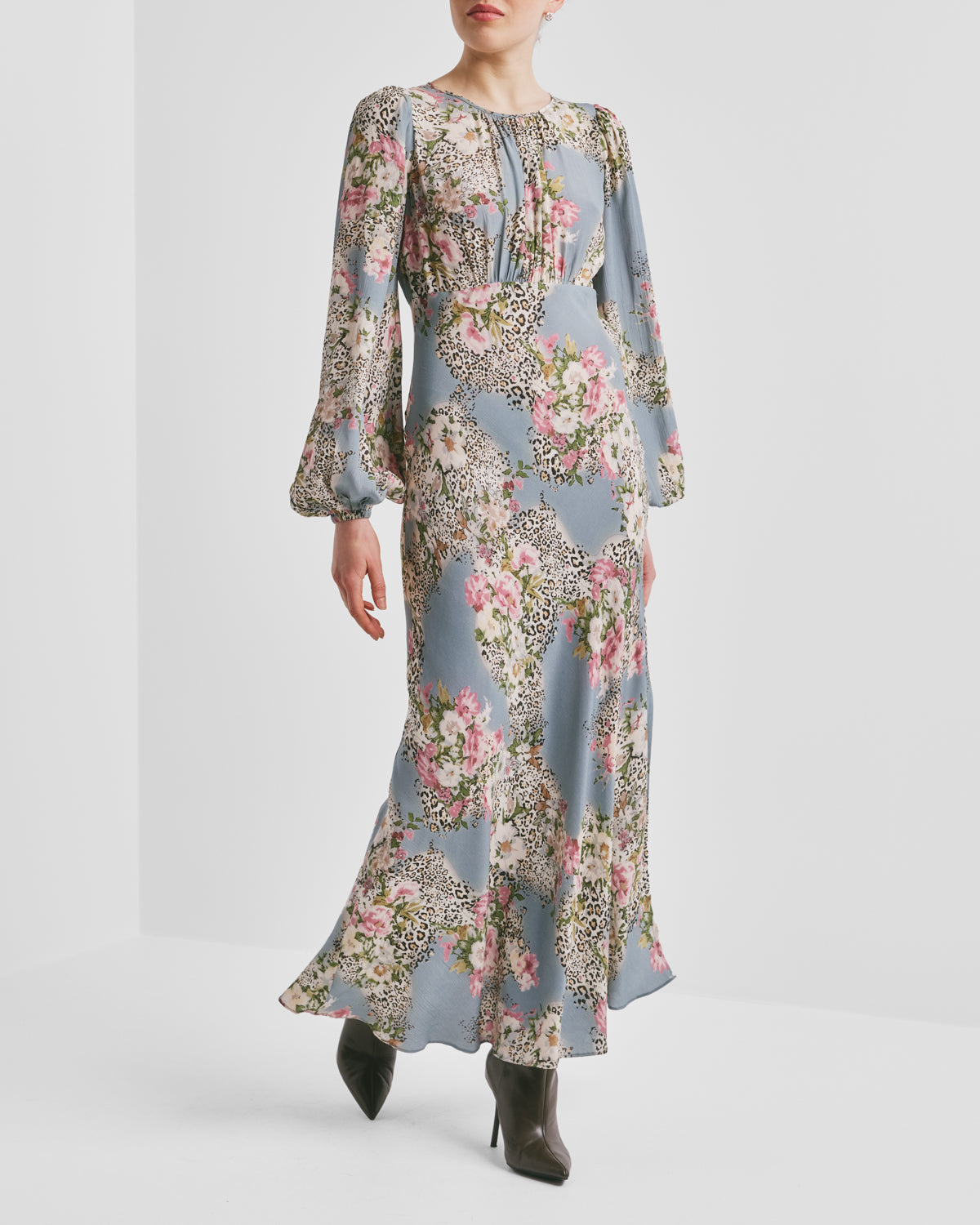 viscose Maxi Dress AW26 Wild Bloom