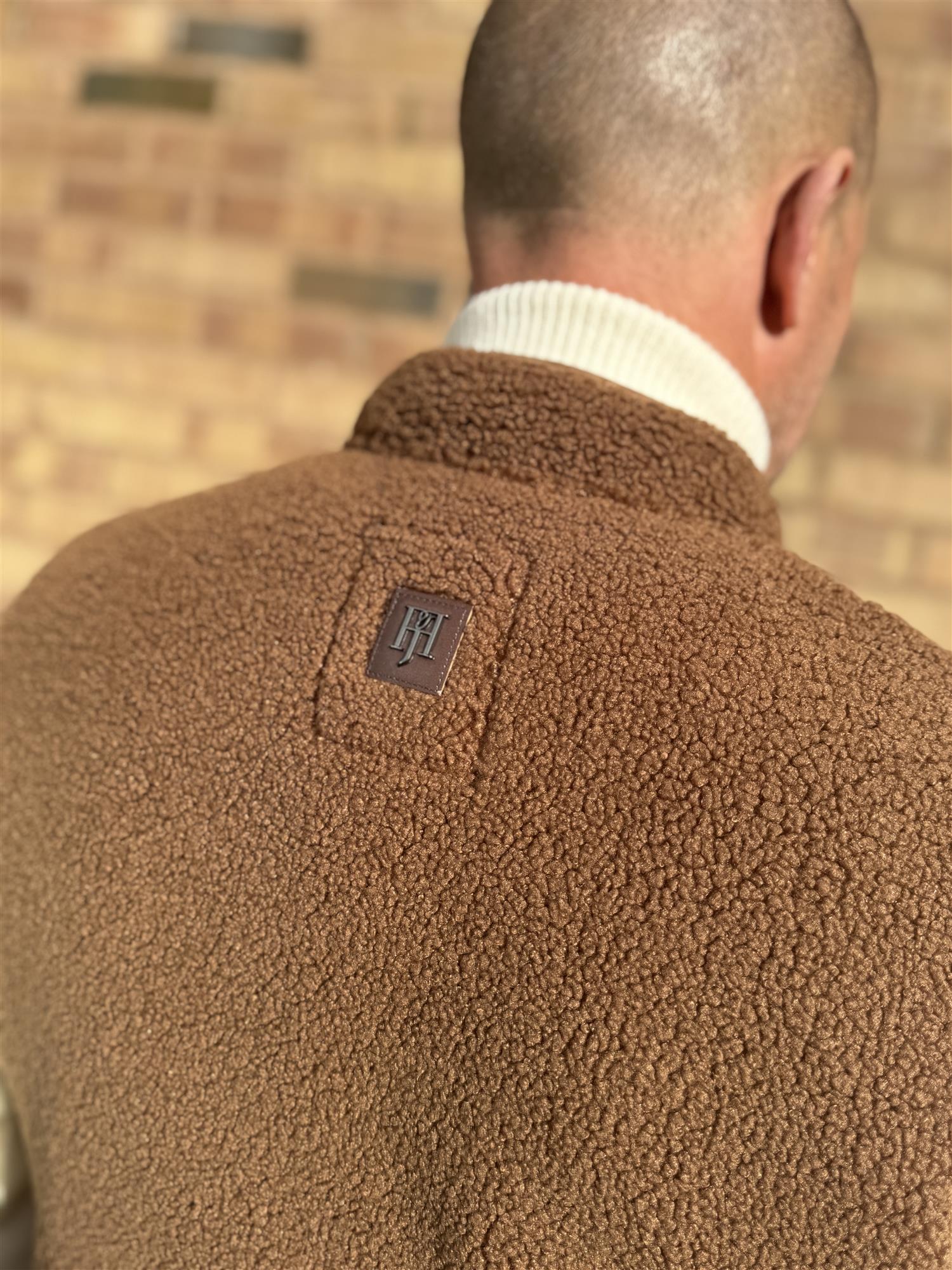 Pile Fleece Vest Rustic Brown