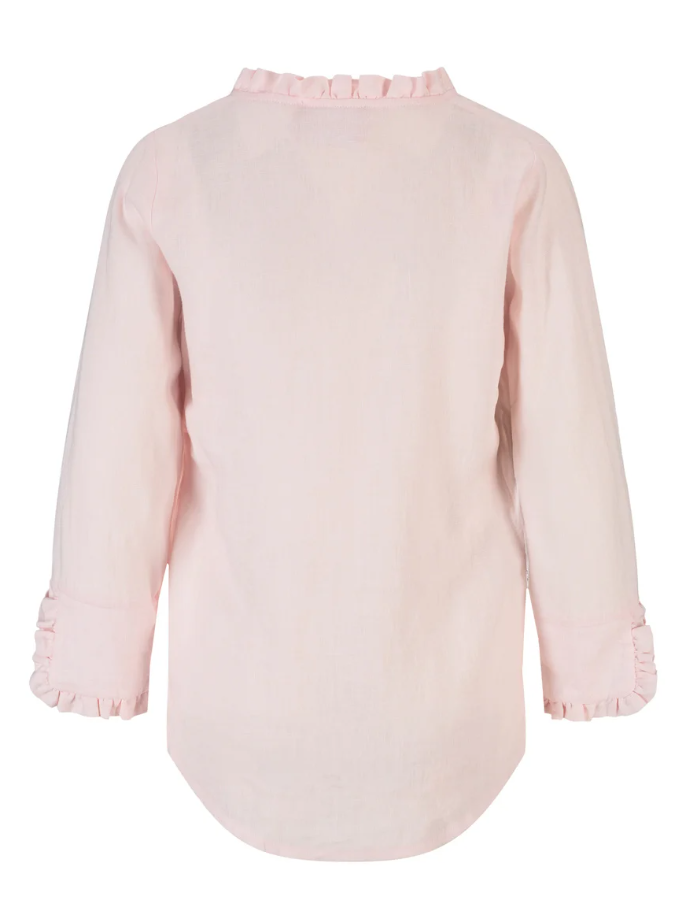 Clarion linen shirt-festival bloom