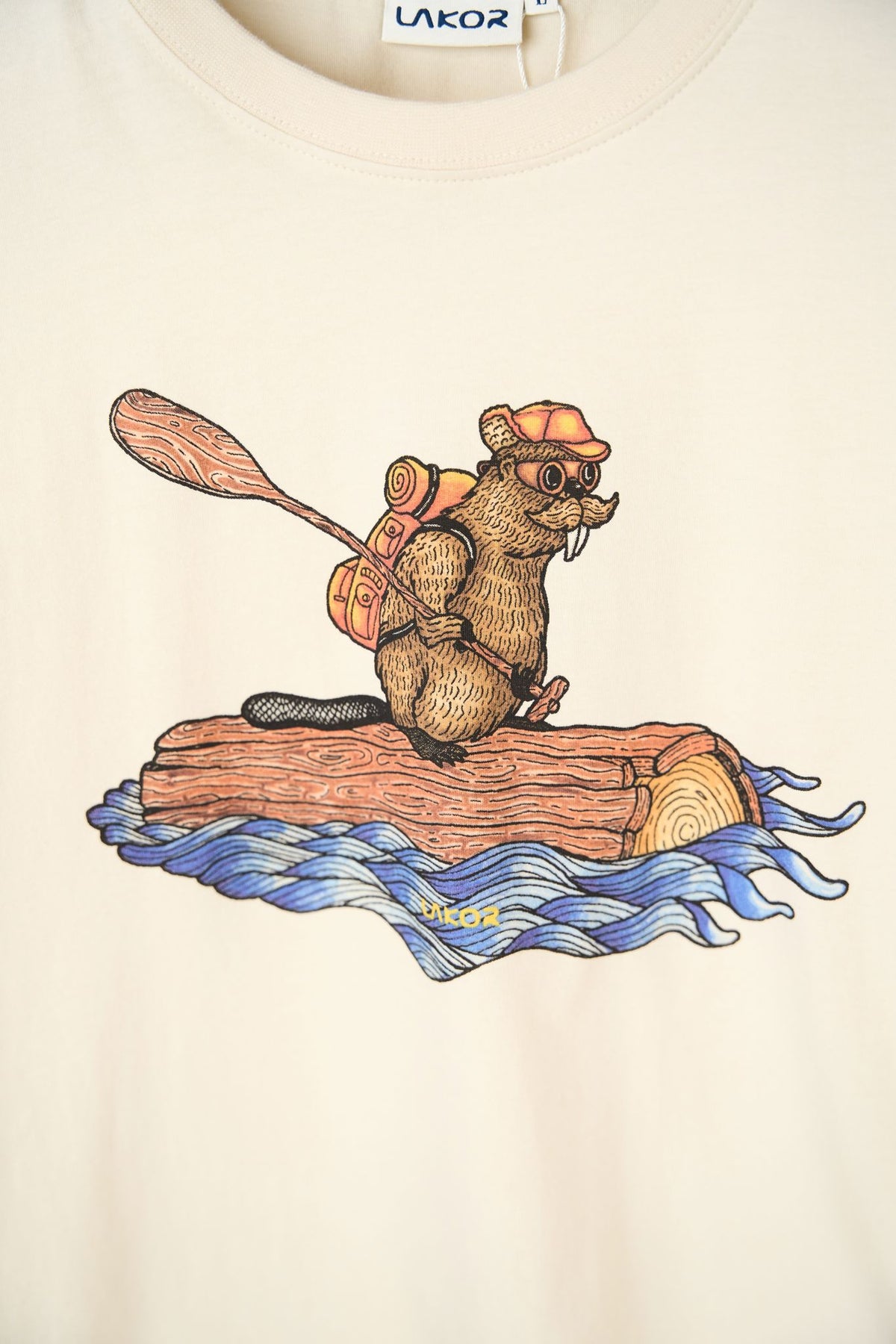 Beaver Rafting T-Shirt Rainy Day