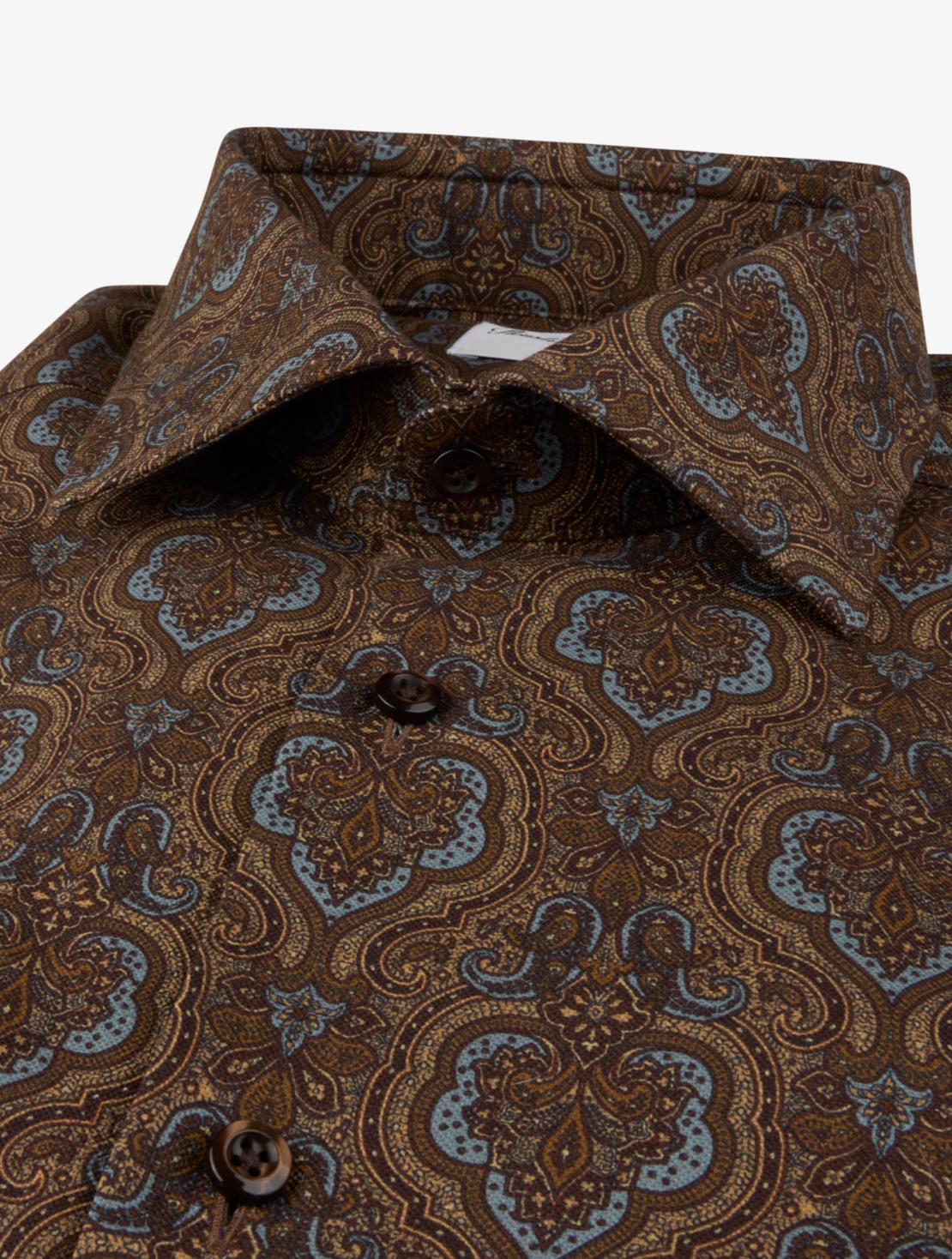 Brown pattern Regular Shirt