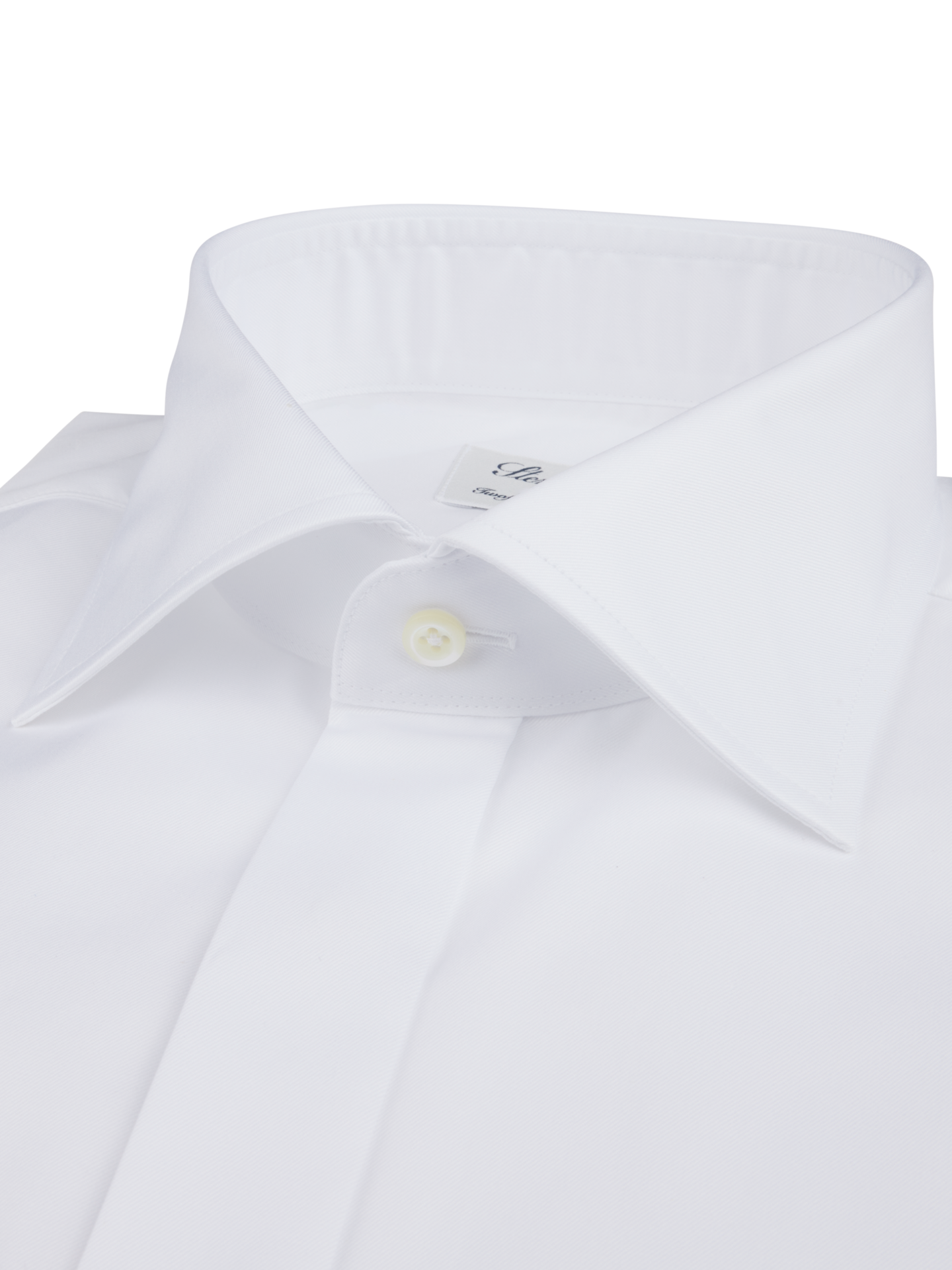 White Regular Tuxedo Shirt Fly Front French cuff