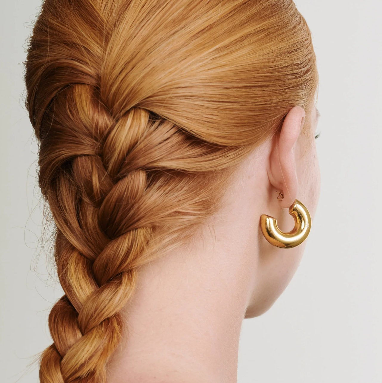 Tilly - chunky earrings stainless steel gold