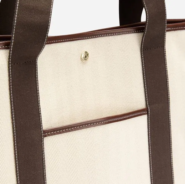 Traversèe Pocket L Verneuil Canvas White/Brown