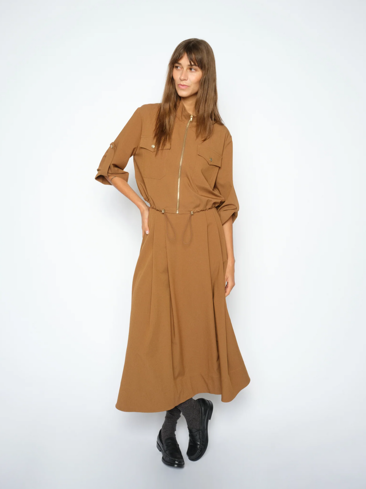 Mmandrea Sato Jacket Dark Camel
