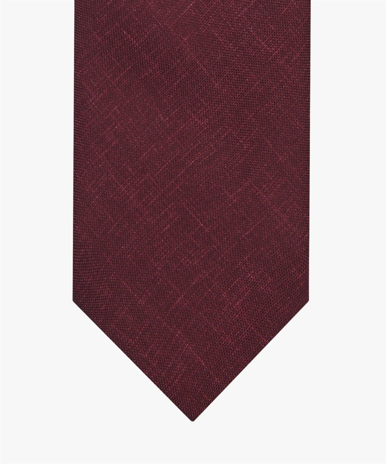Tie Silk Print 30020 Bordeaus