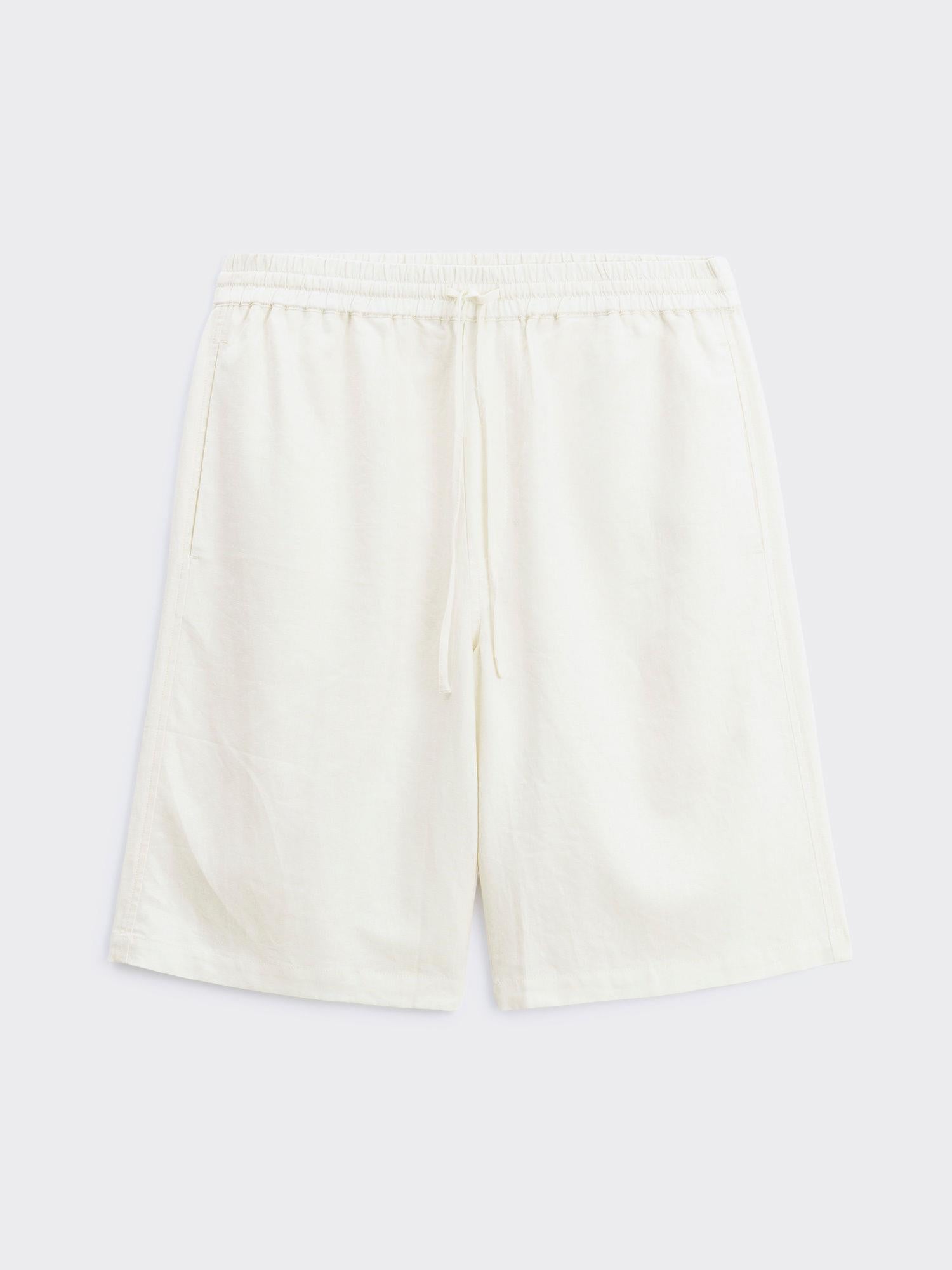 Lian Linen Shorts Ecru