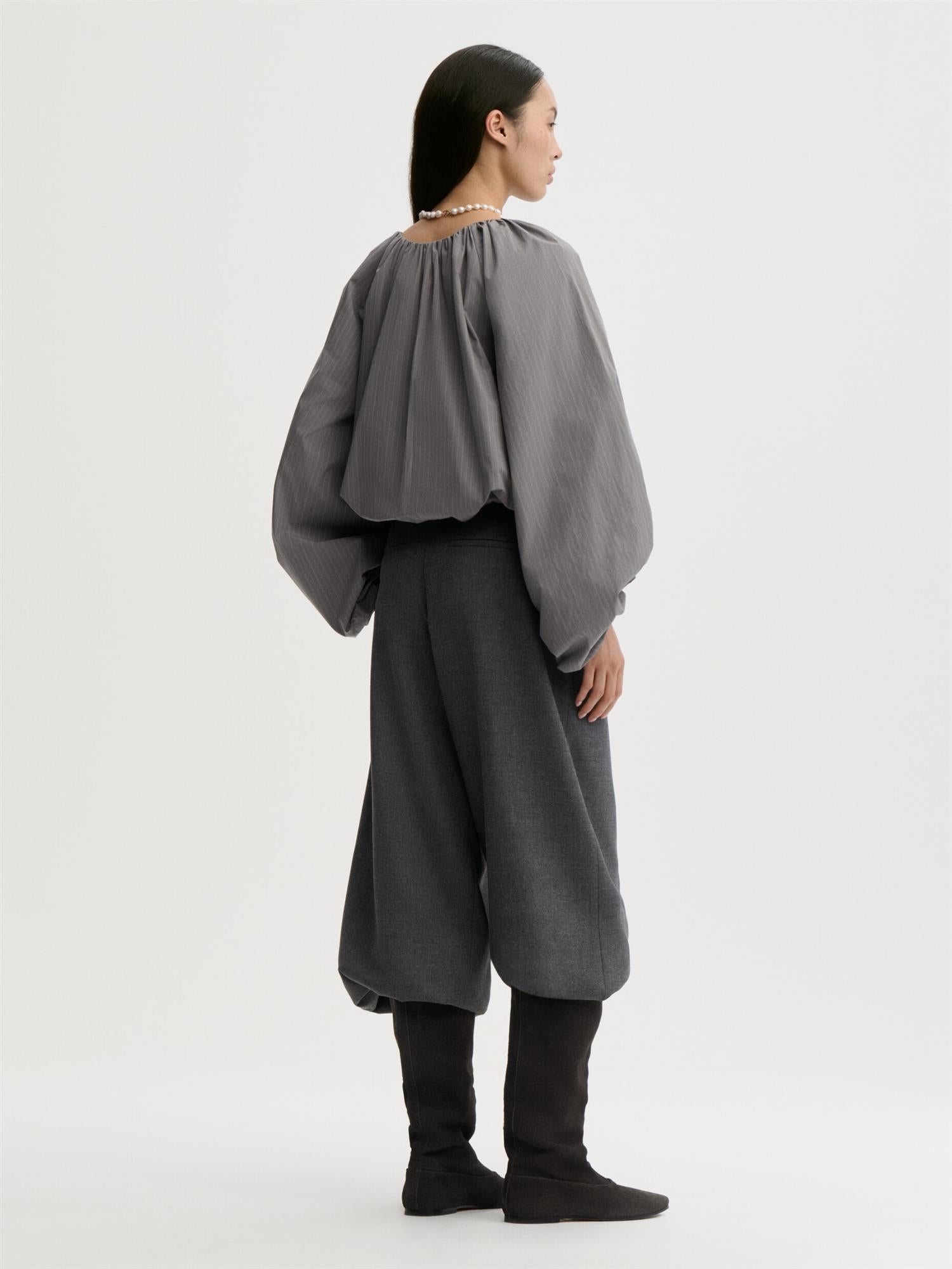 Semara Top Grey Stripe