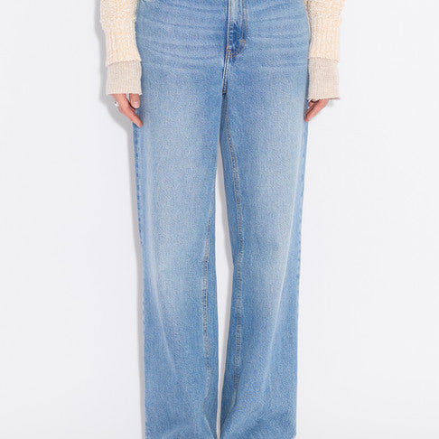 W Wide Jeans Light blue